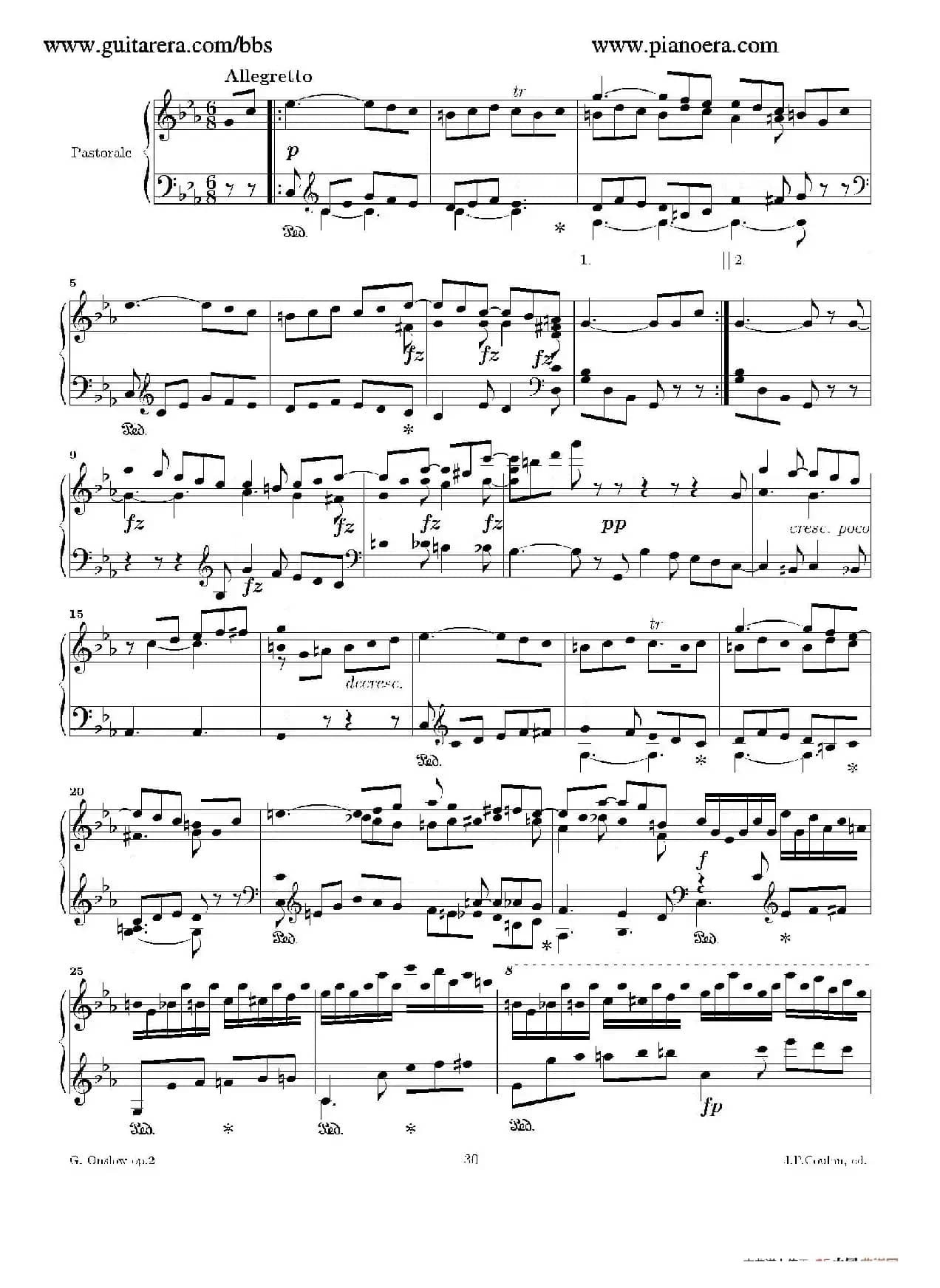 Grande Piano Sonata in c Minor Op.2（c小调华丽钢琴奏鸣曲·第四乐章）