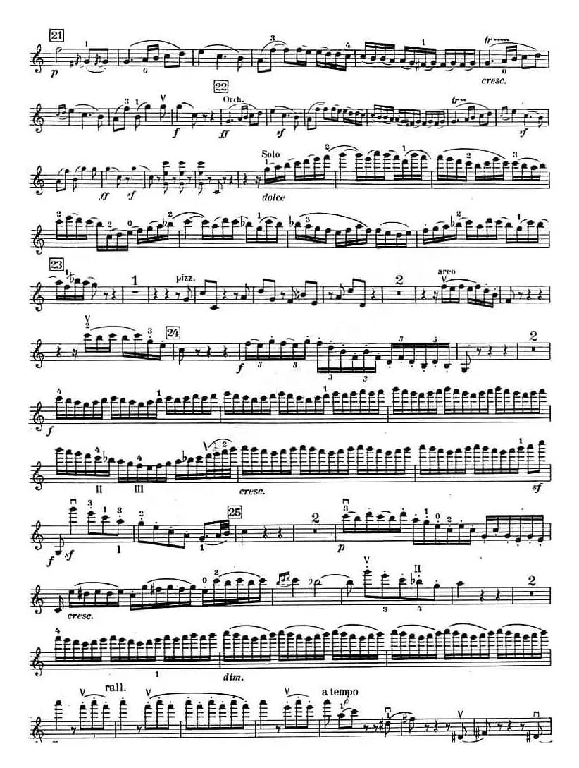 C大调小提琴协奏曲 Op.56（小提琴分谱）