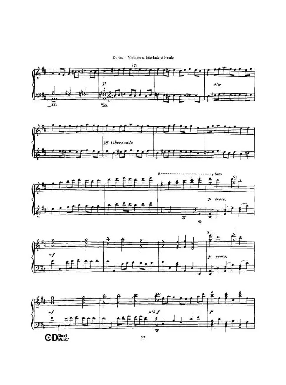 Variations, Interlude & Finale on theme de Rameau（拉摩主题变奏曲、间奏曲和终曲·第二部分）