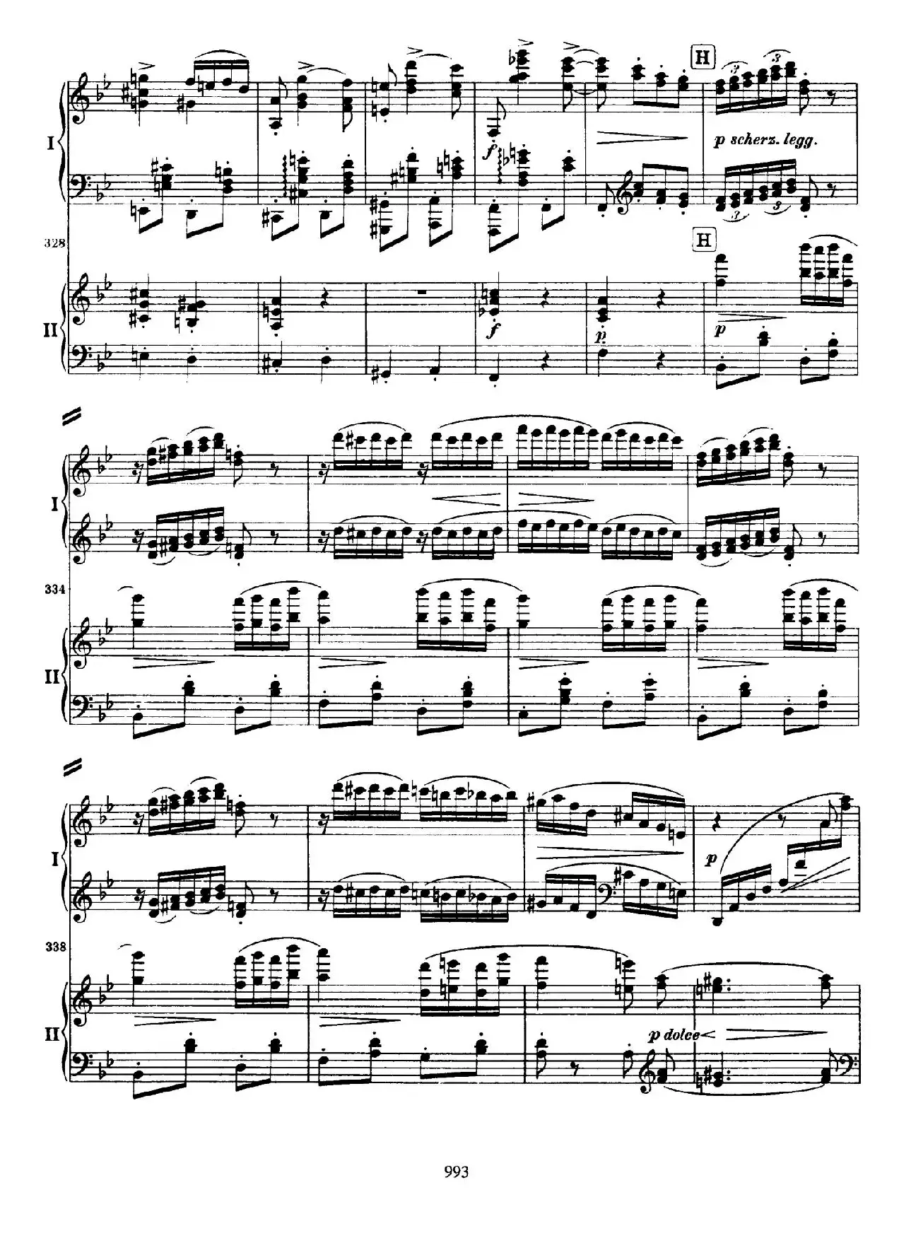 降B大调第二钢琴协奏曲（P91——104）