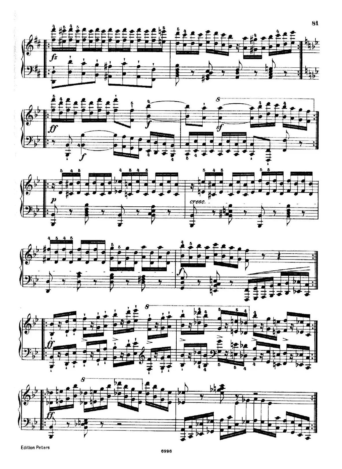 School of the Virtuoso Op.365（60首钢琴高级练习曲·34）