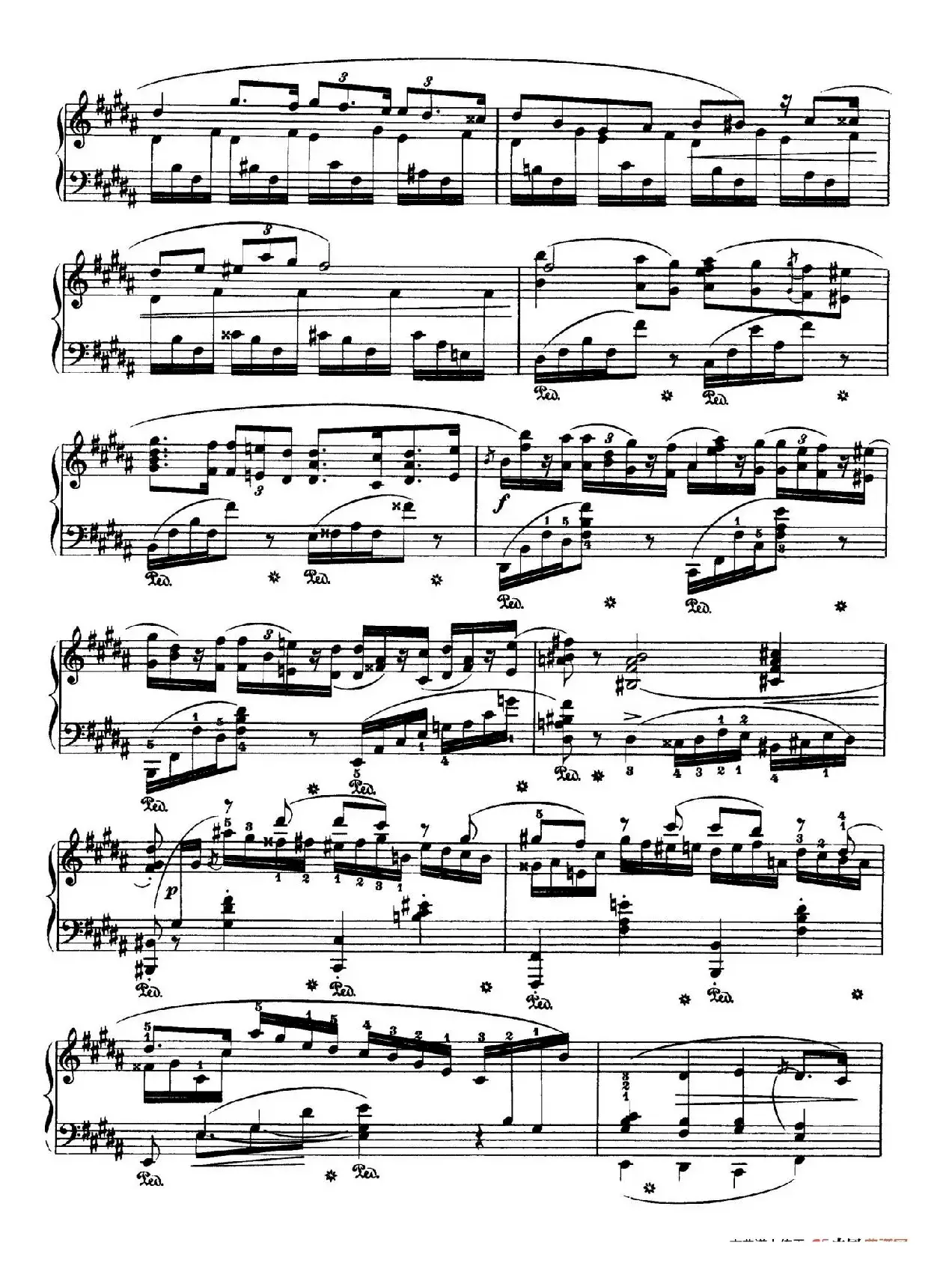 Piano Sonata No.3 in b Minor Op.58（b小调第三钢琴奏鸣曲·第一乐章）