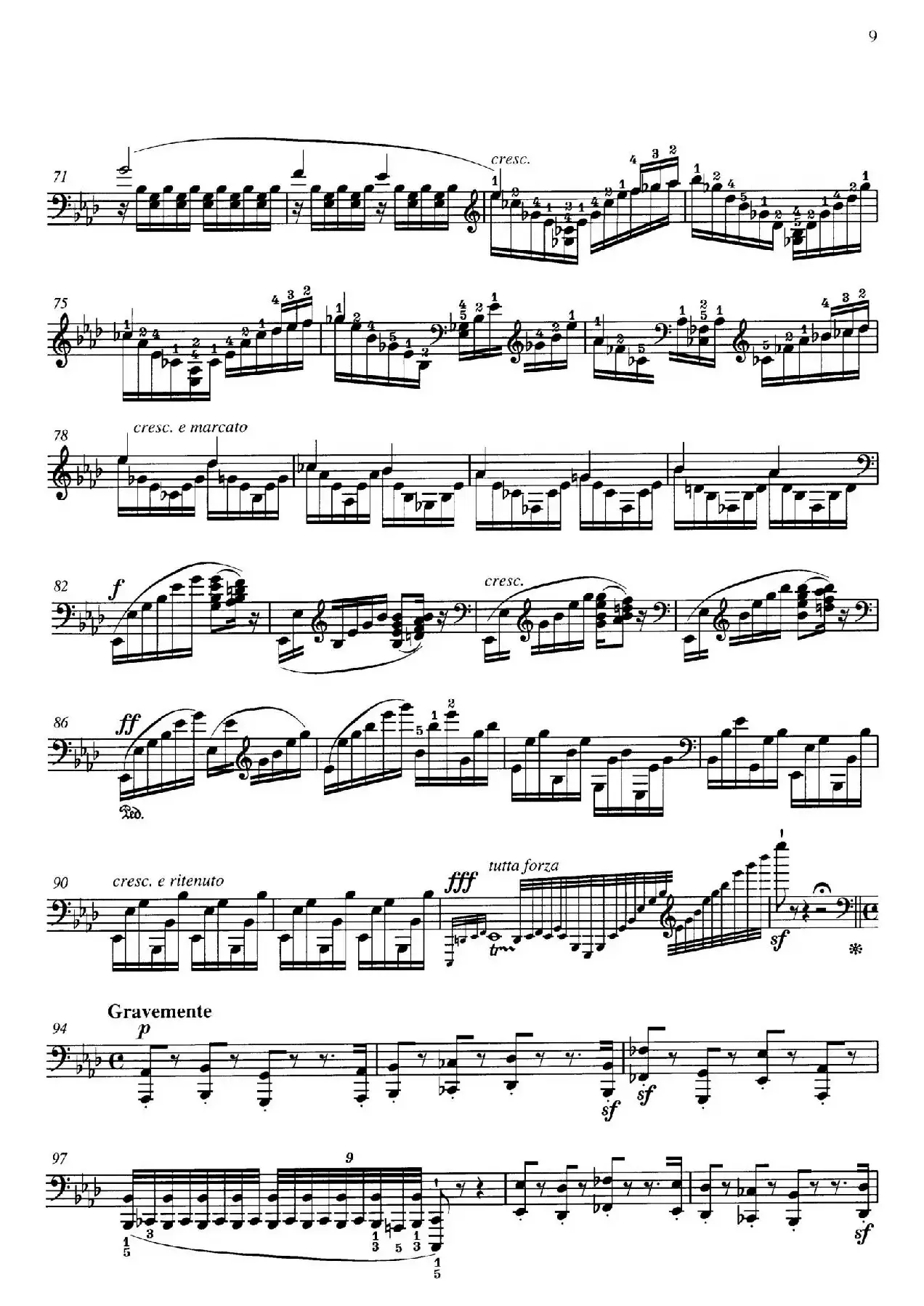 3 Grandes Etudes Op.76 No.1（3首华丽练习曲·1）