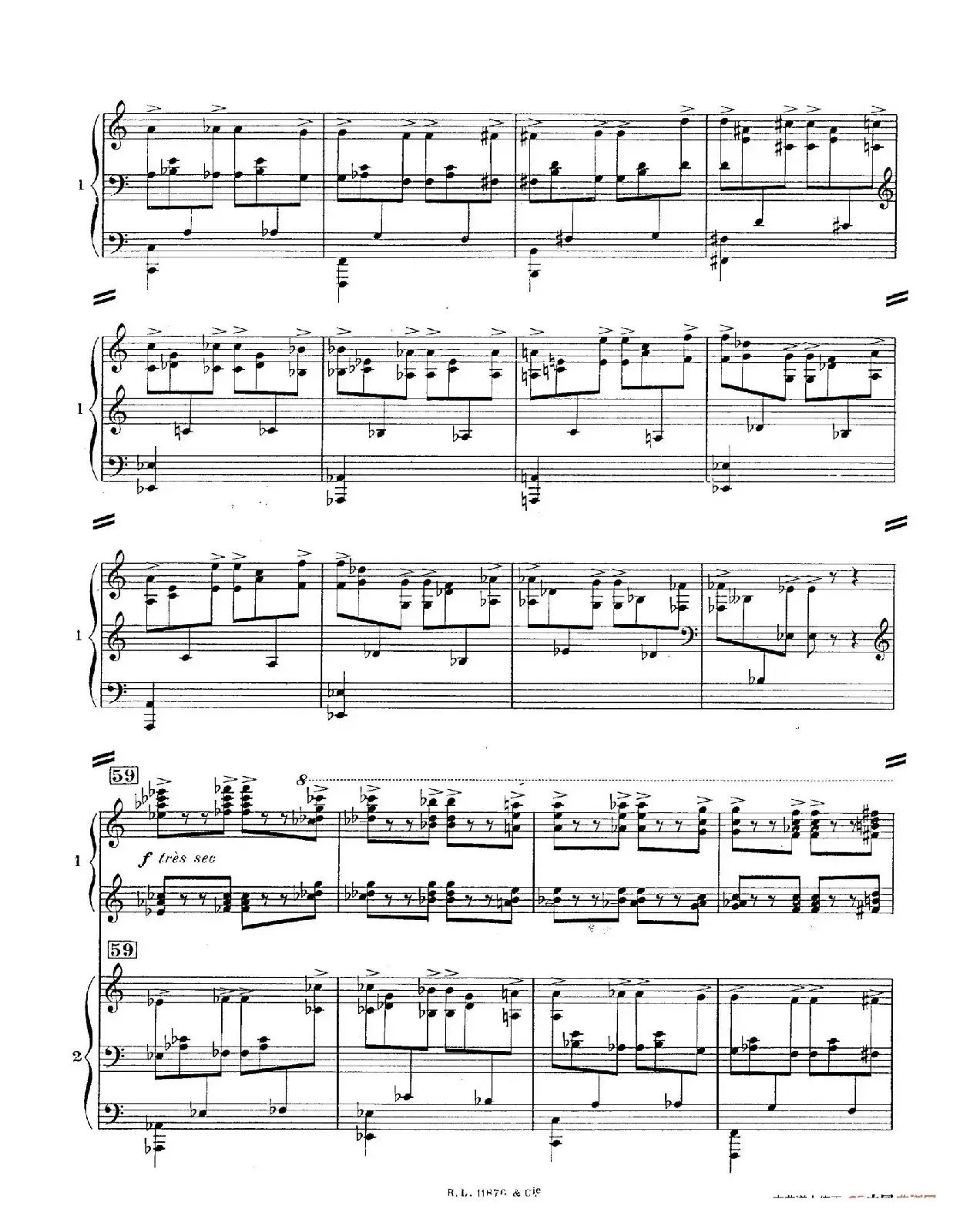 Concerto for 2 Pianos in d Minor（d小调双钢琴协奏曲· 第三乐章）