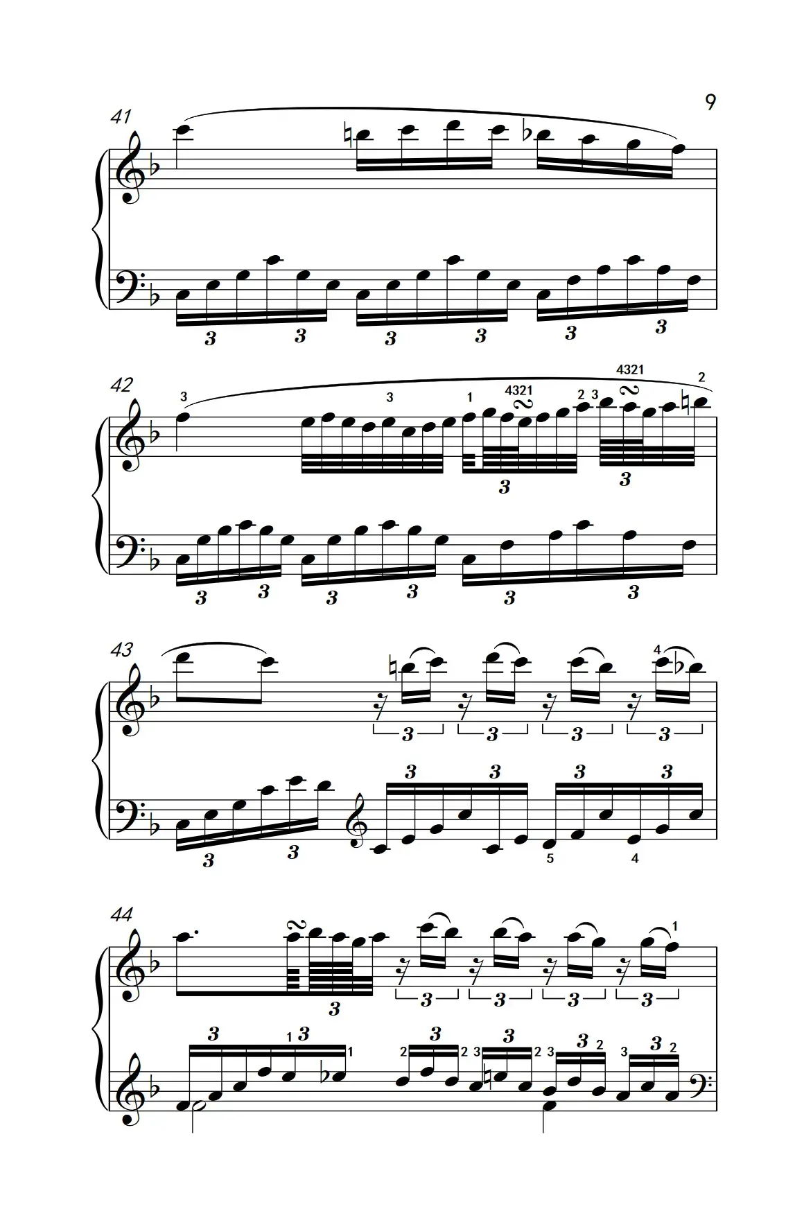 奏鸣曲 Opus 2 Nr.1 第二乐章（贝多芬奏鸣曲集 1）