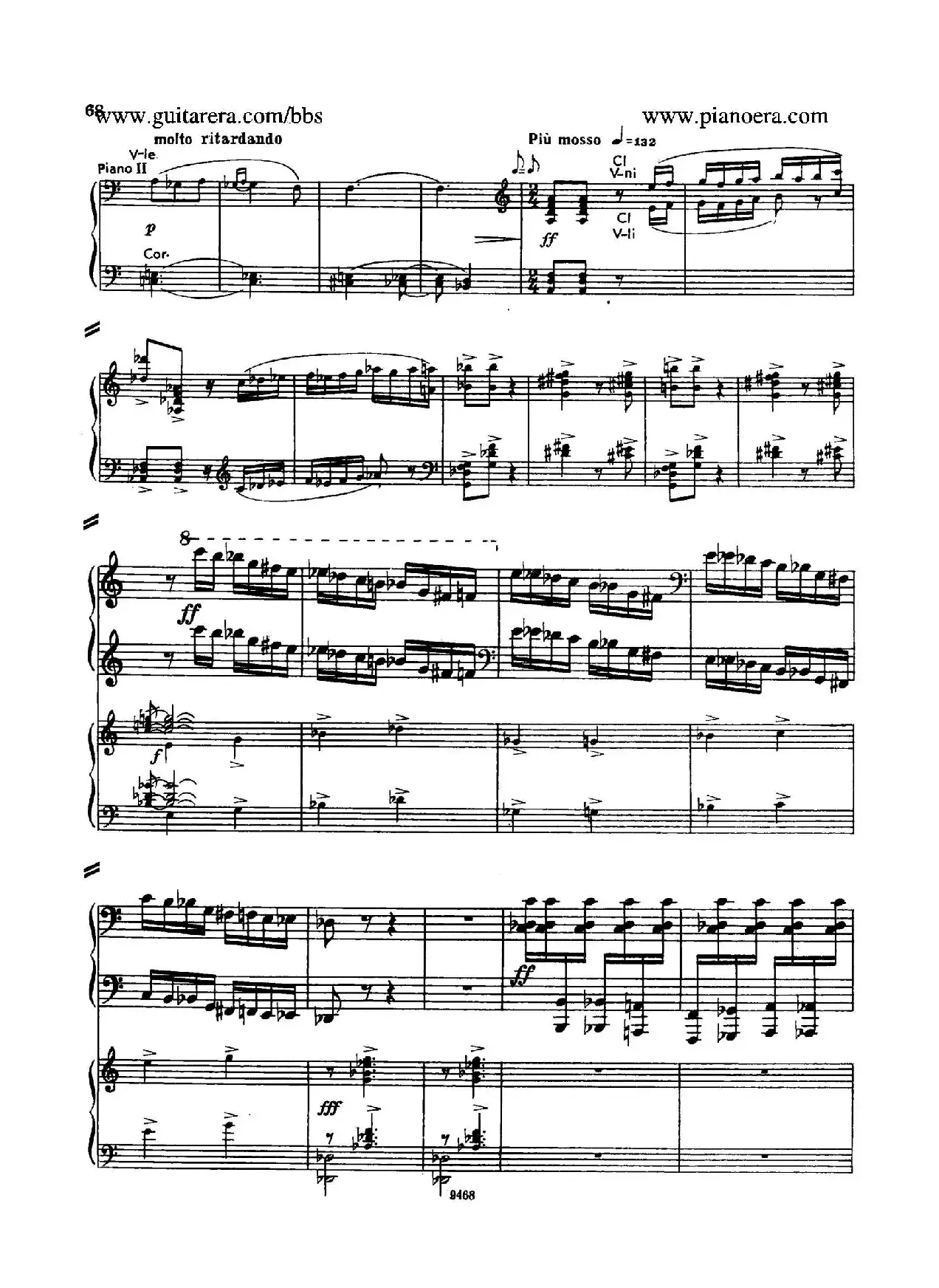 Piano Concerto in D-flat Major Op.37（降D大调钢琴协奏曲·Ⅲ·双钢琴）