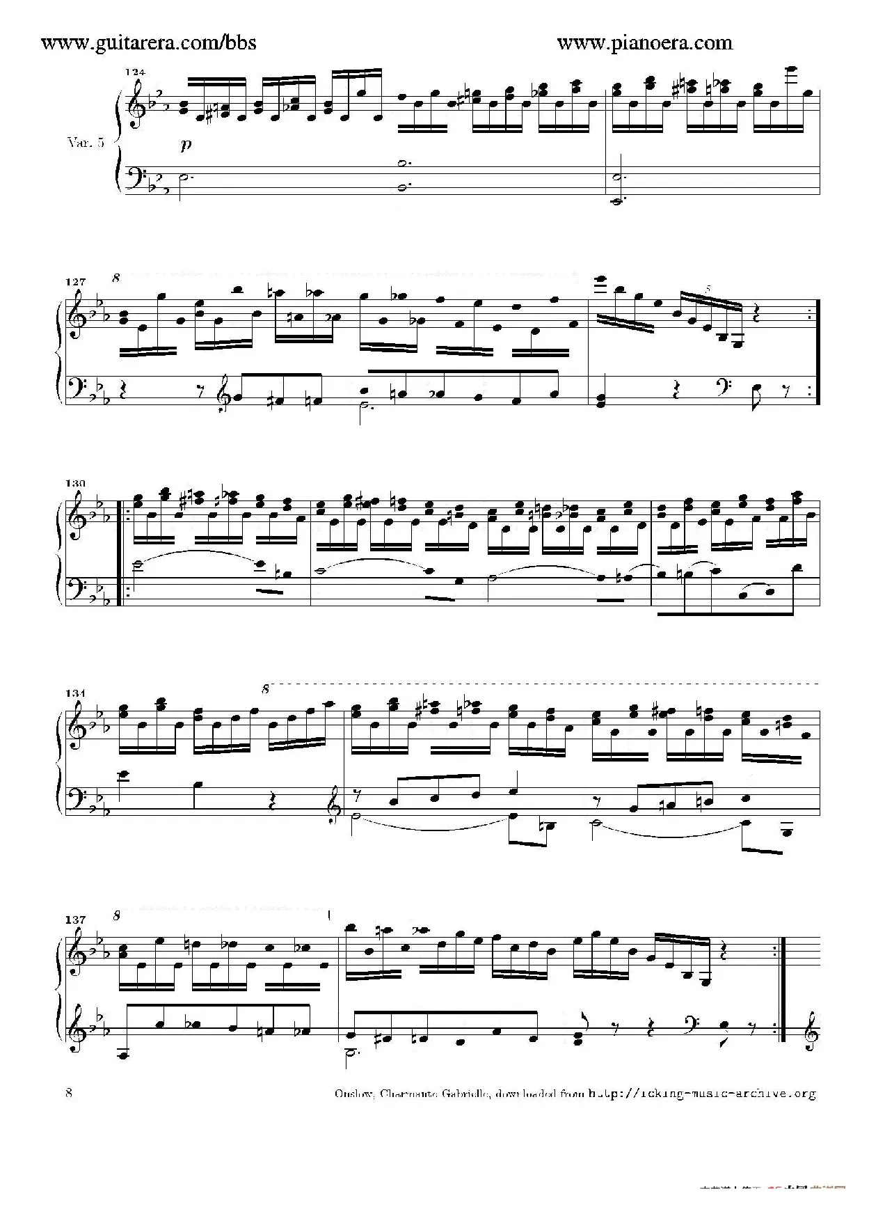 Variations in E-flat Major Op.12（降E大调变奏曲）