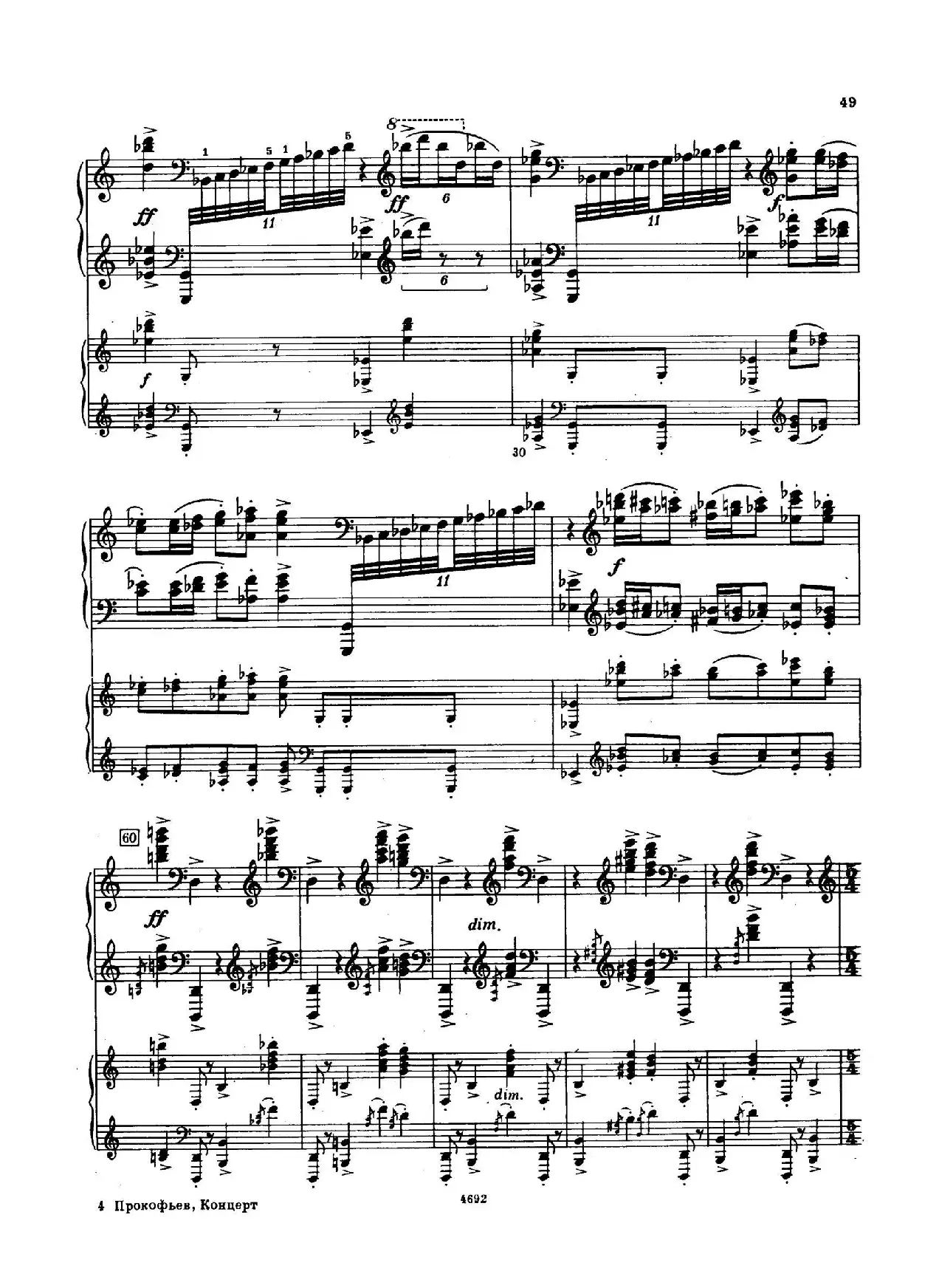 Piano Concerto No.2 in g Minor Op.16（g小调第二钢琴协奏曲·Ⅲ·双钢琴）