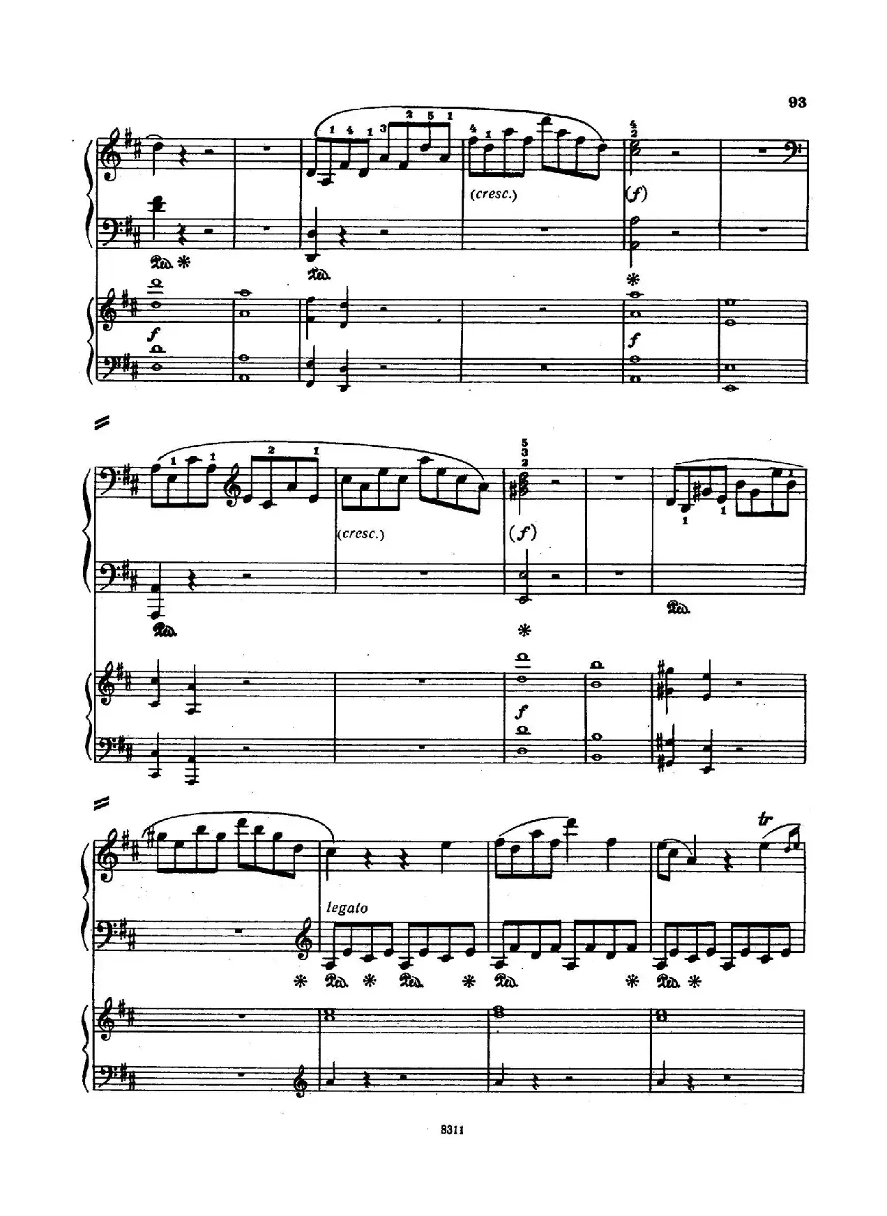 Concerto no 5 K 175 - 2 Piano（Ⅲ）