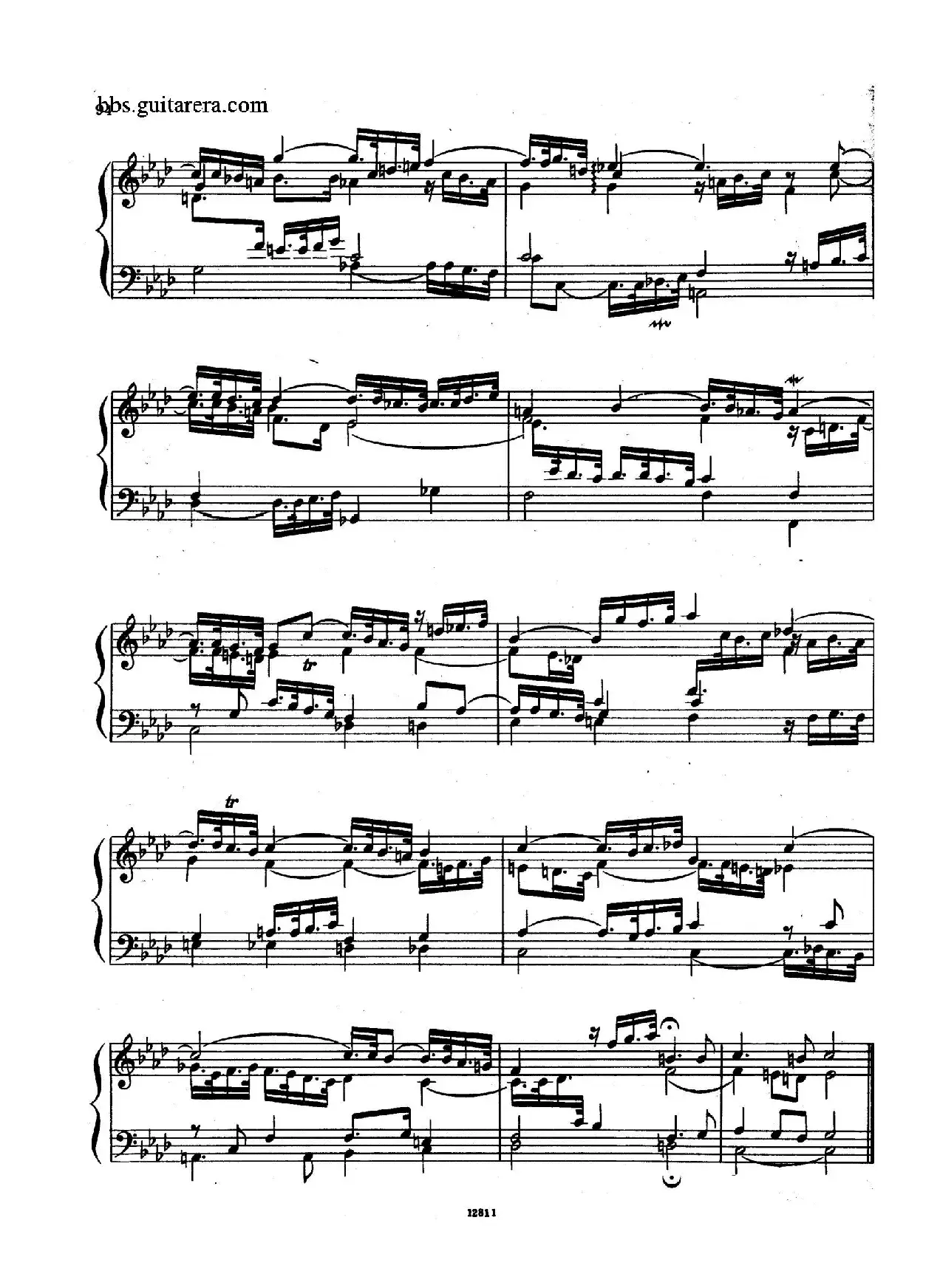 Suite No.8 in f Minor HWV 433（f小调第八组曲）