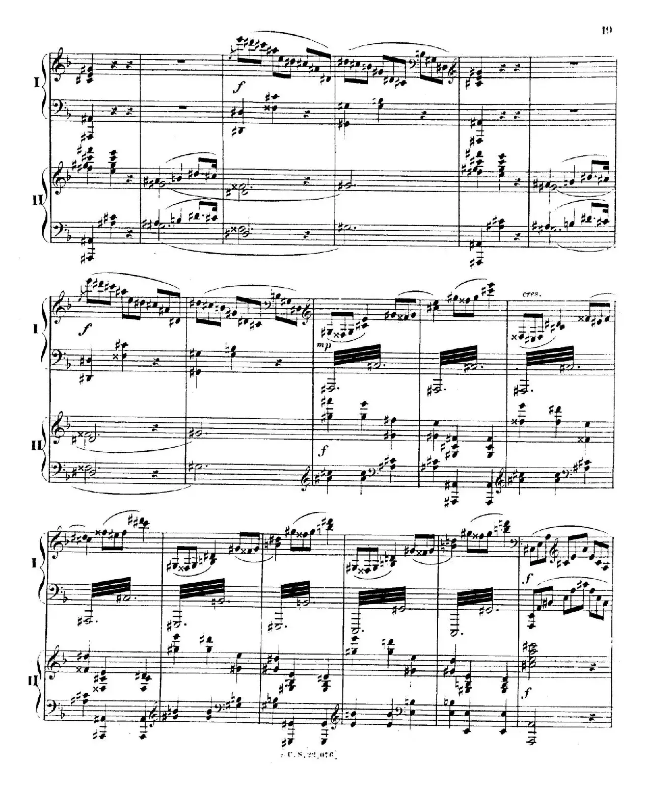 Piano Concerto No.2 in F Major Op.35（F大调第二钢琴协奏曲·Ⅰ·双钢琴）