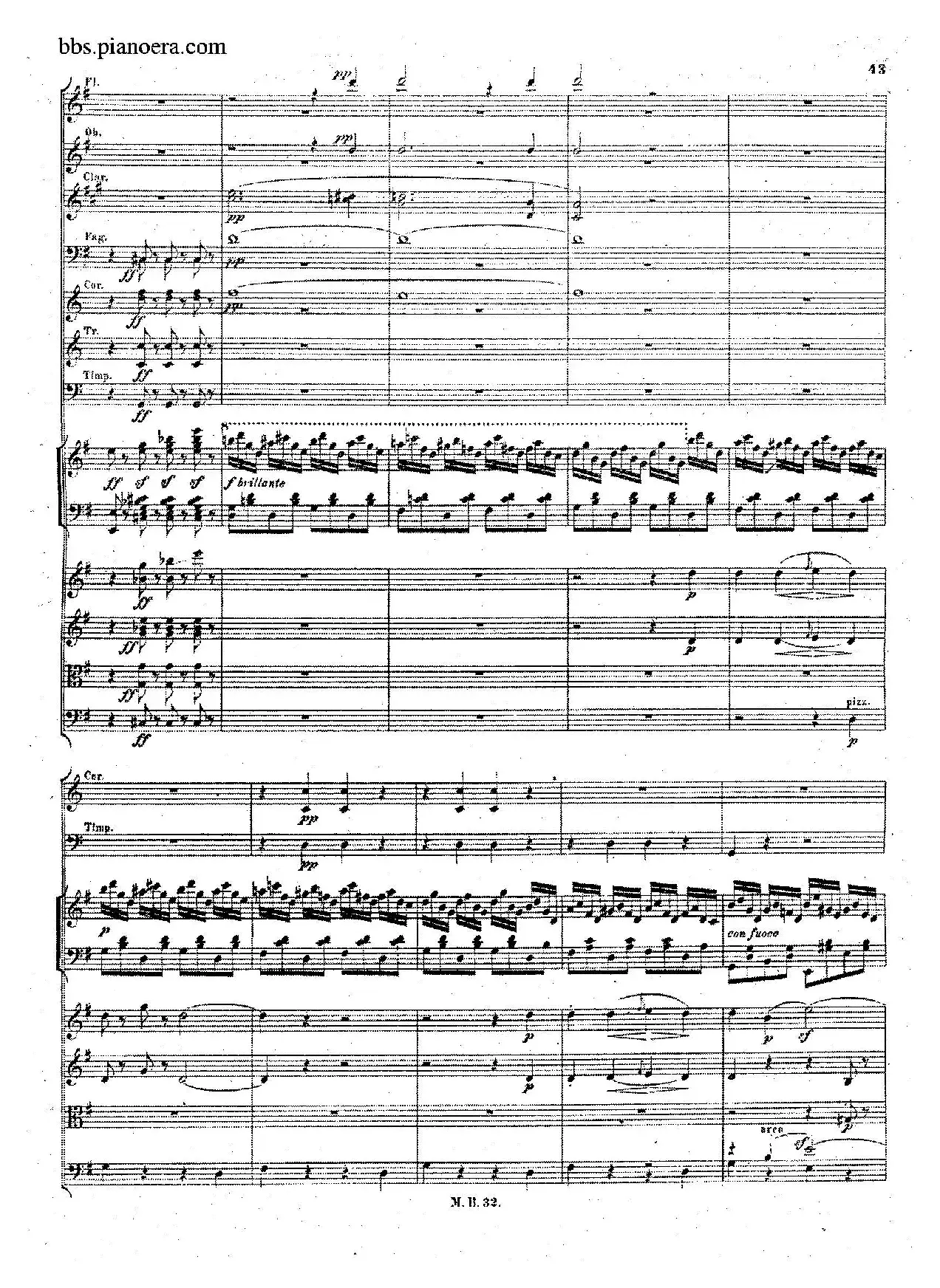 Piano Concerto No.1 in g Minor Op.25（g小调第一钢琴协奏曲·总谱）