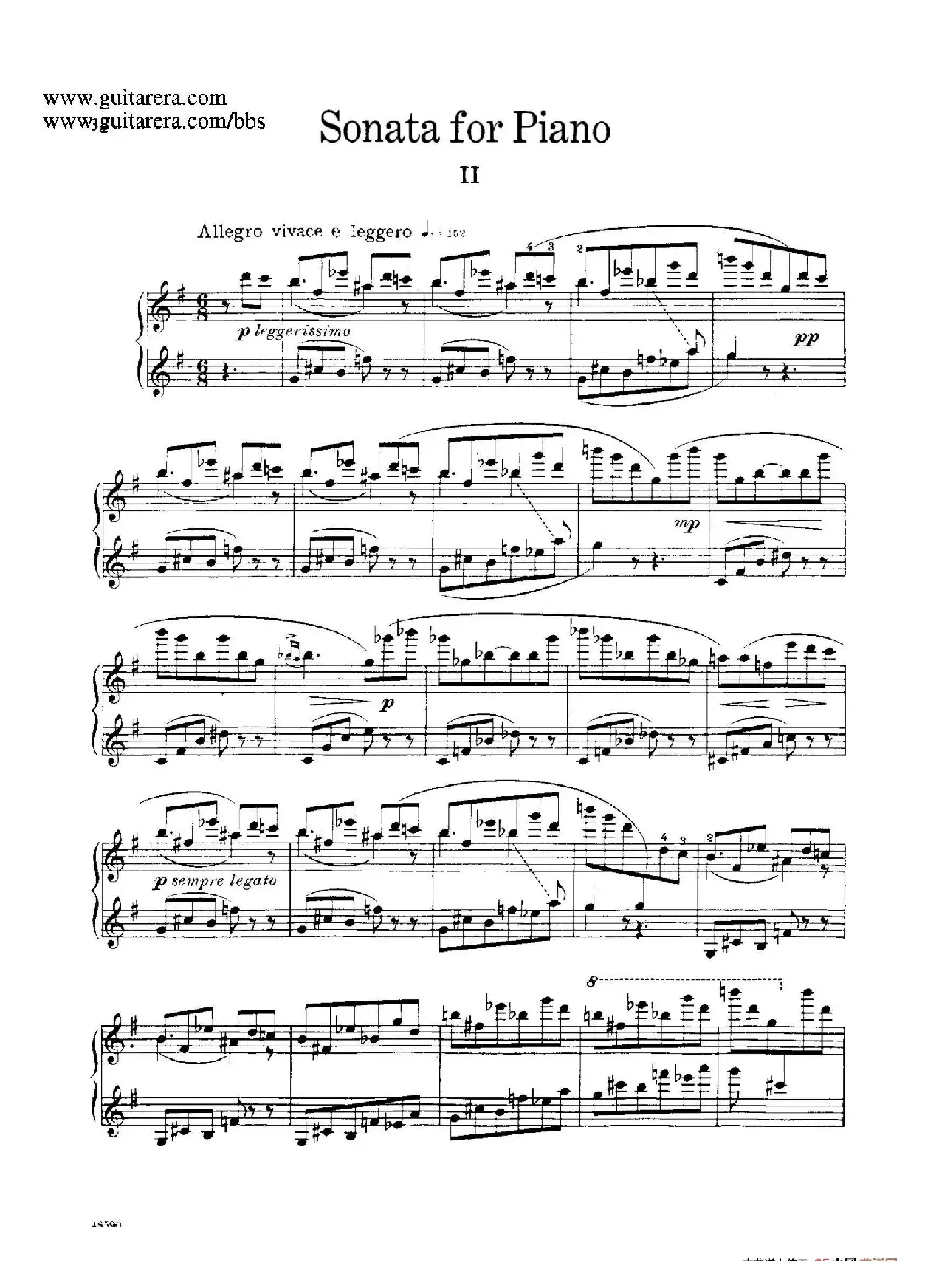 Piano Sonata Op.26（钢琴奏鸣曲·第二乐章）