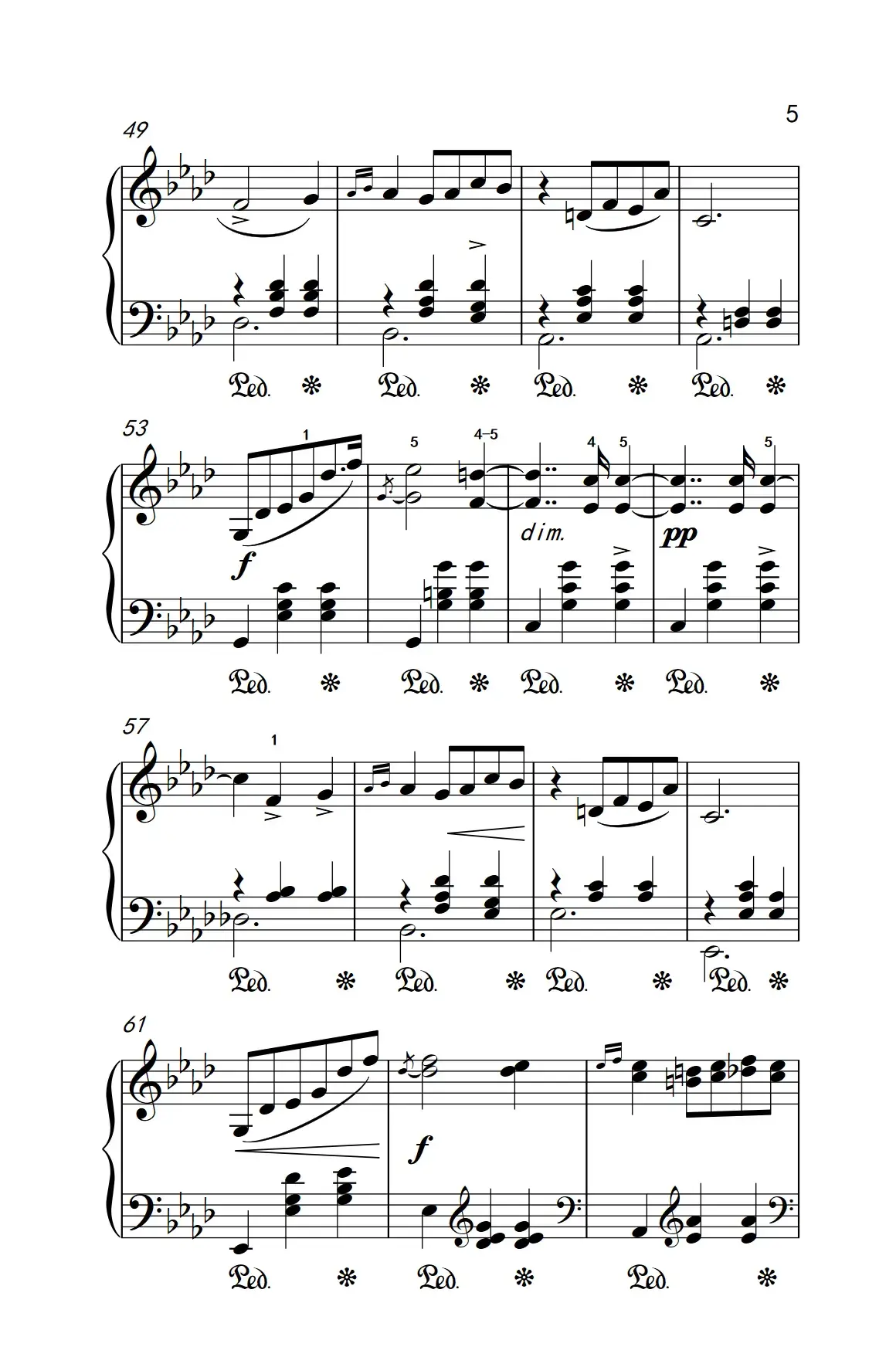 第七级2.圆舞曲 Opus posth.70 No.2（中央音乐学院 钢琴（业余）考级教程 7-9级）