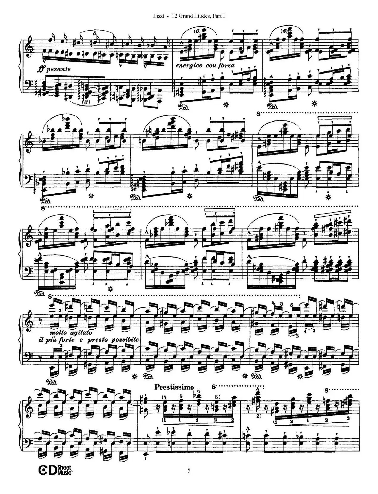 12 Grand Etudes S.137（12首华丽的练习曲·2）