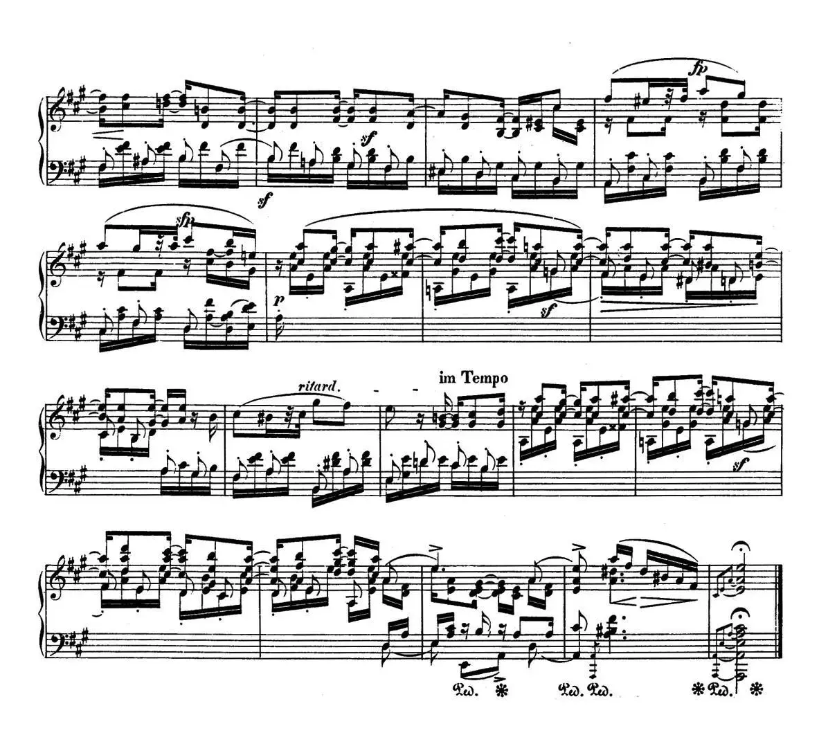 Albumblätter Op.124（纪念册页）（No.19）