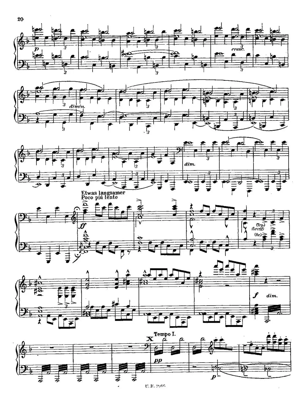 Symphony No.3 in d Minor - Solo Piano（d小调第三交响曲·钢琴独奏版·Ⅰ）