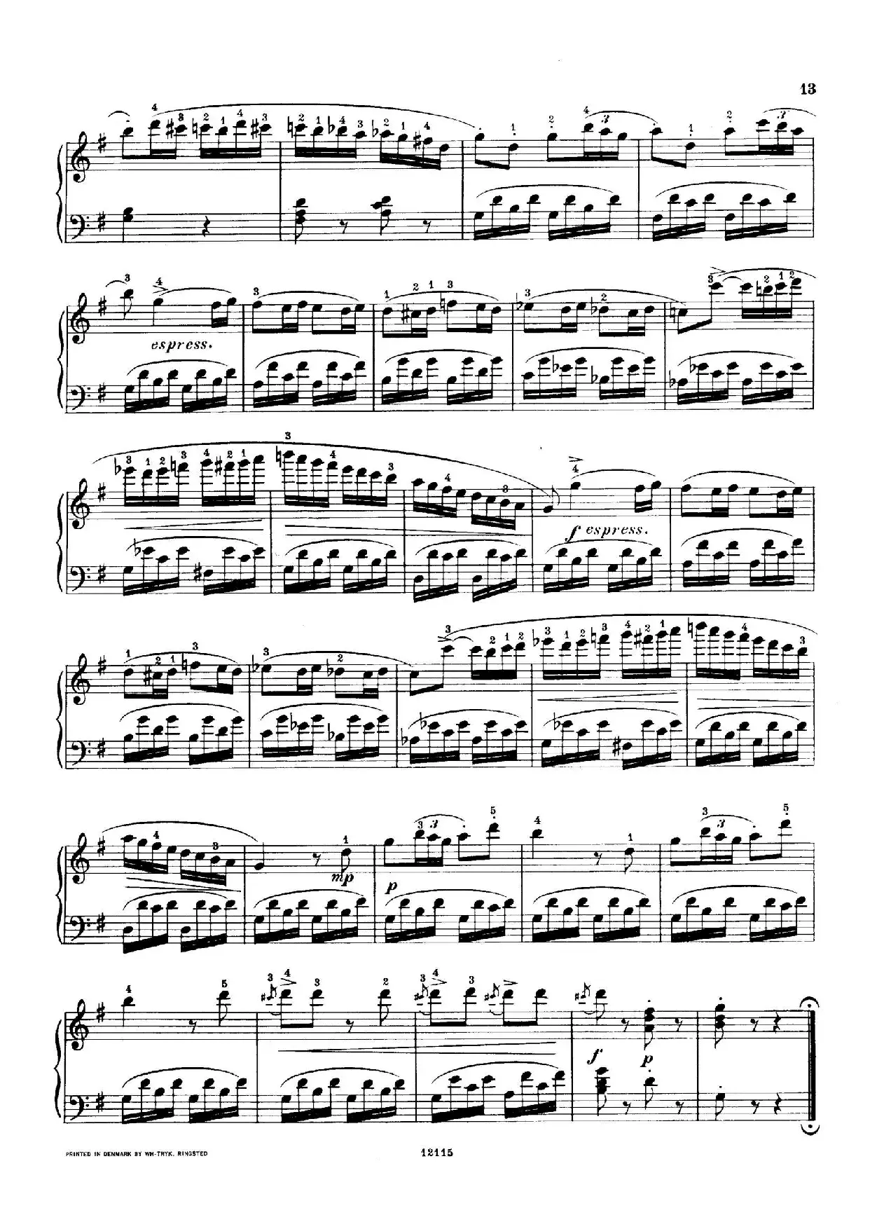 Six Humorous Bagatelles Op.11（6首幽默小品·6）