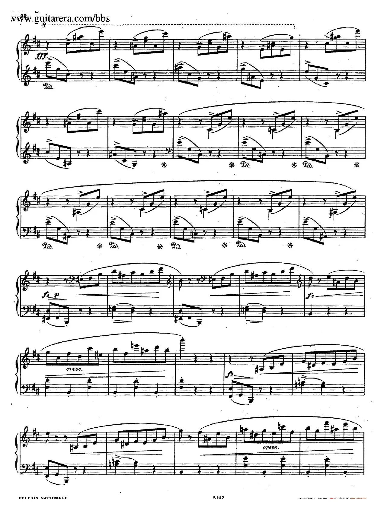 Scherzo No.1 in b Minor Op.20（b小调第一谐谑曲）