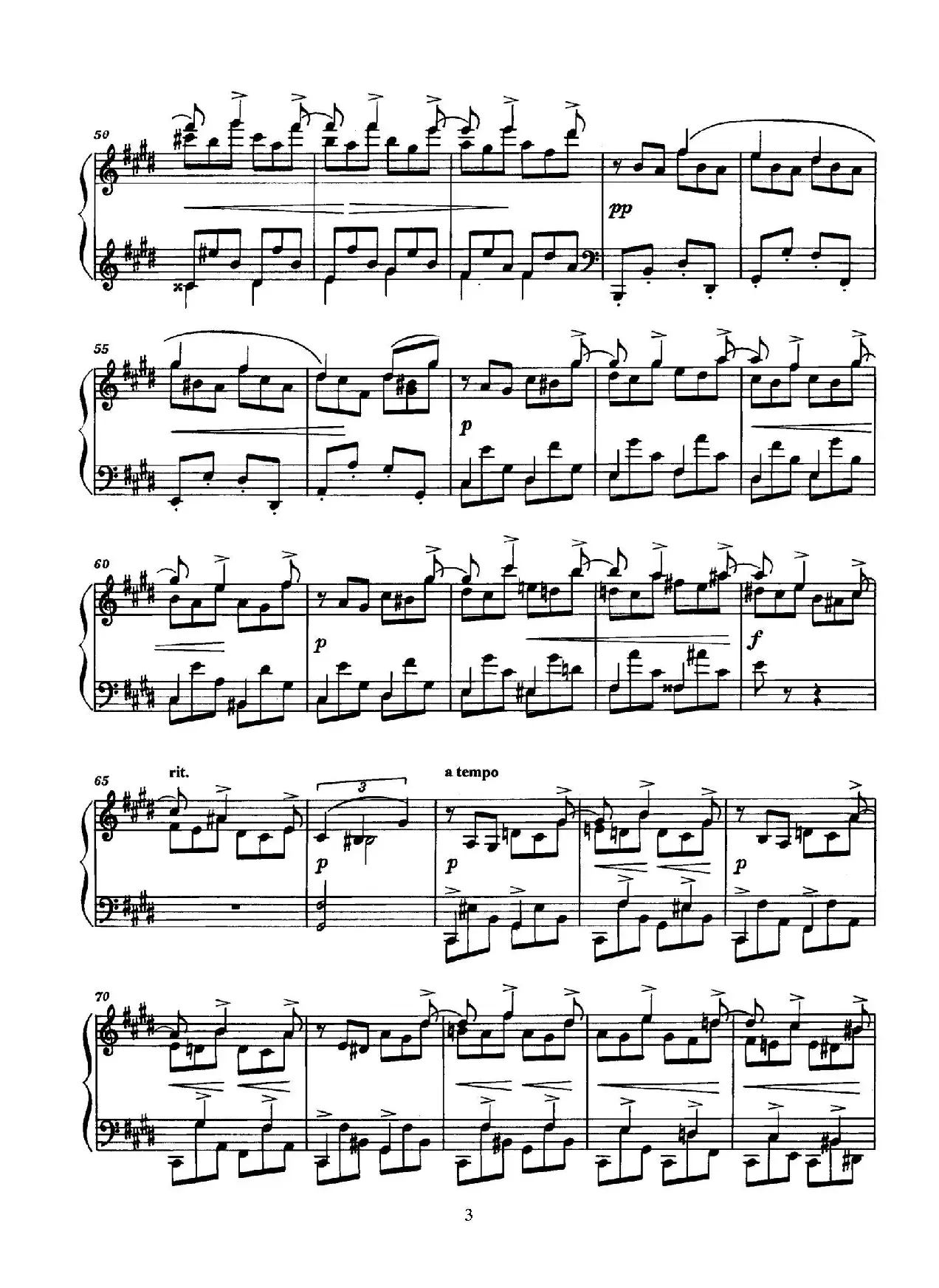 Arabesques Op.4（阿拉伯风格曲）（1）