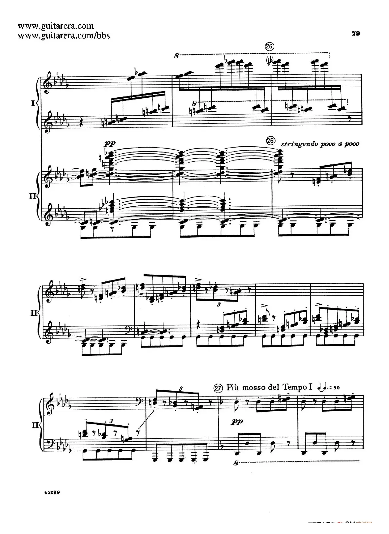 Piano Concerto Op.38（钢琴协奏曲·双钢琴·第三乐章）