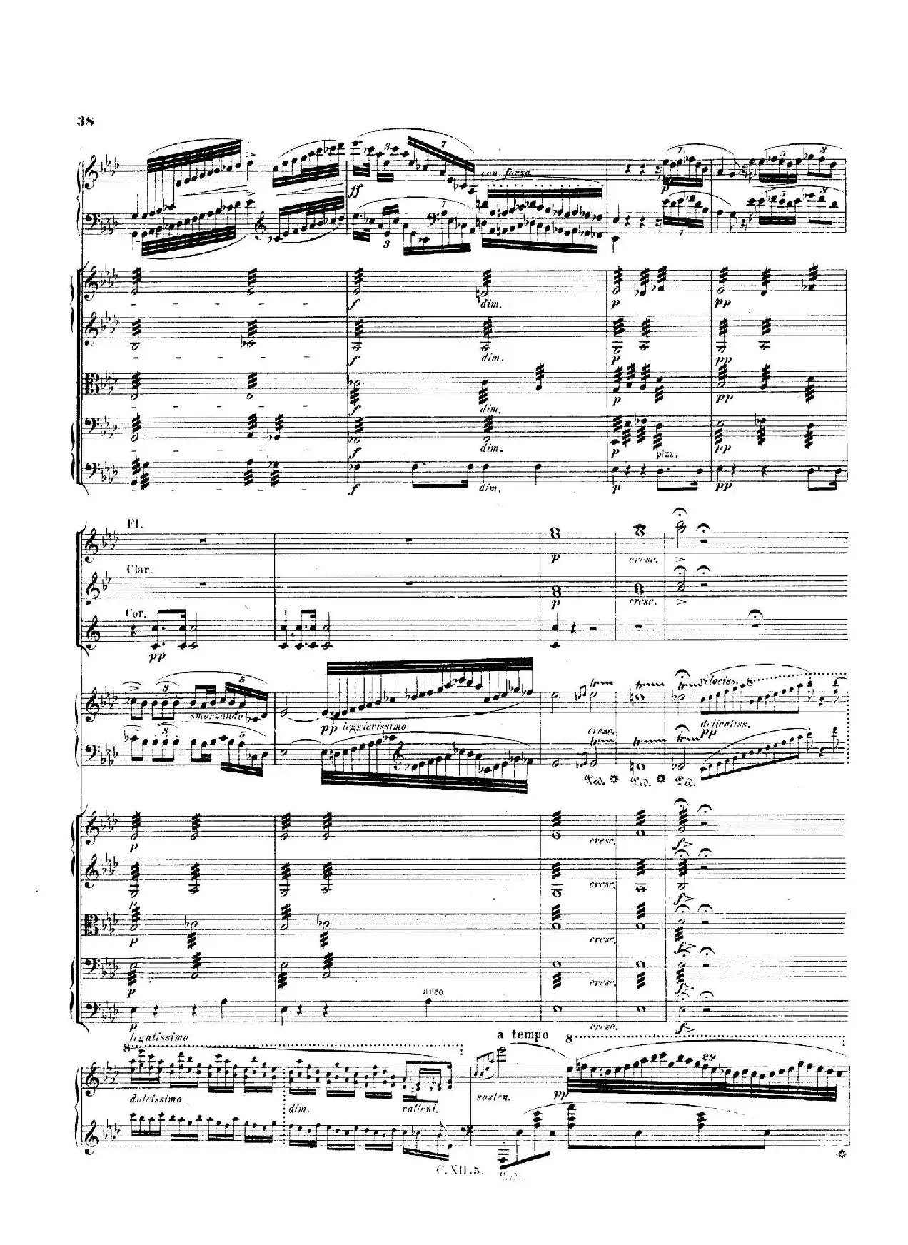 Piano Concerto No.2 in f Minor Op.21（f小调第二钢琴协奏曲·总谱）