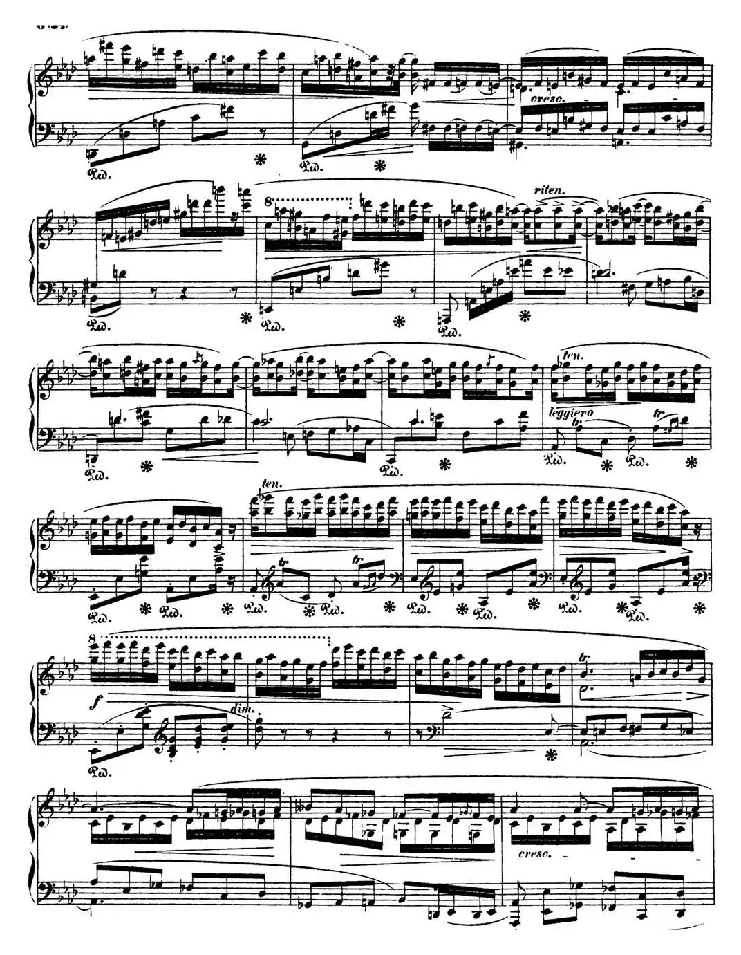 肖邦 叙事曲4 f小调 Chopin Ballade No.4 Op.52