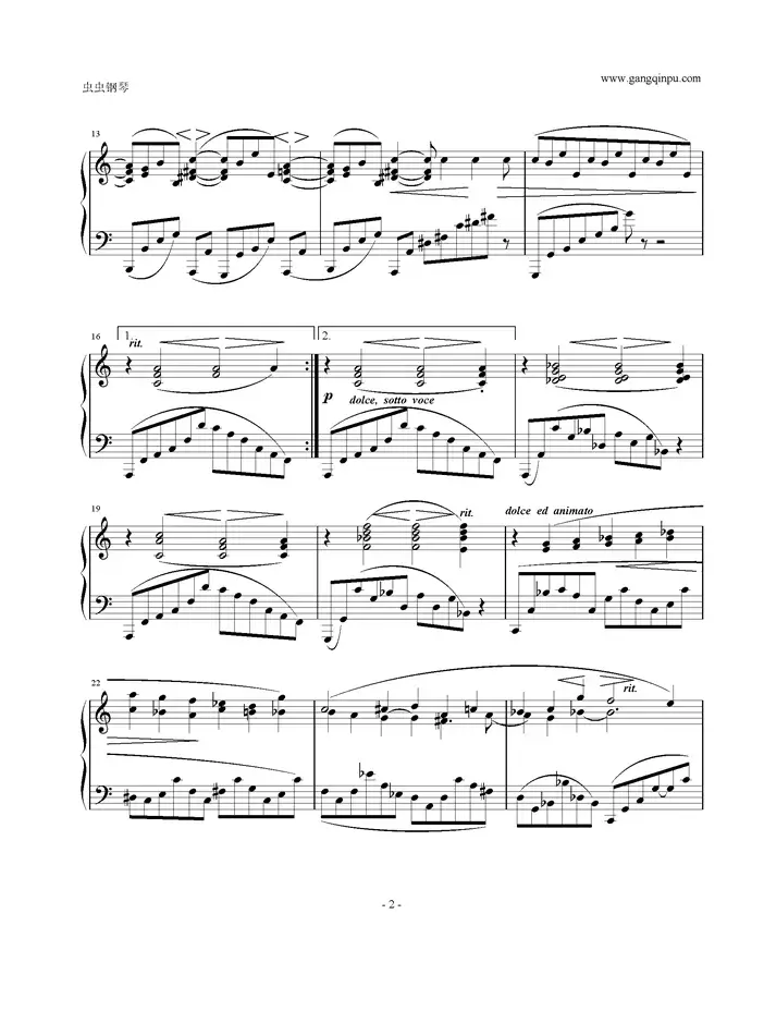 随想曲（Op.76.No.8 ）