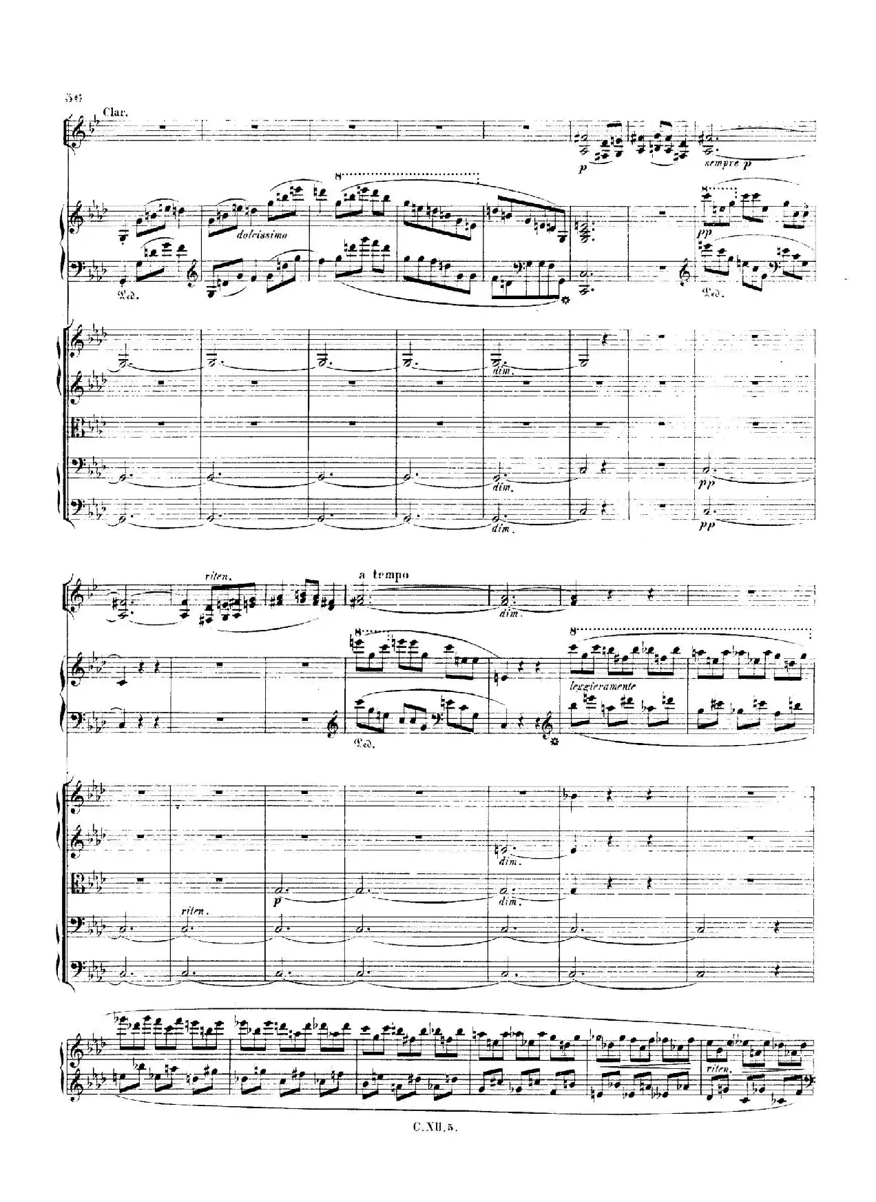 Piano Concerto No.2 in f Minor Op.21（f小调第二钢琴协奏曲·总谱）