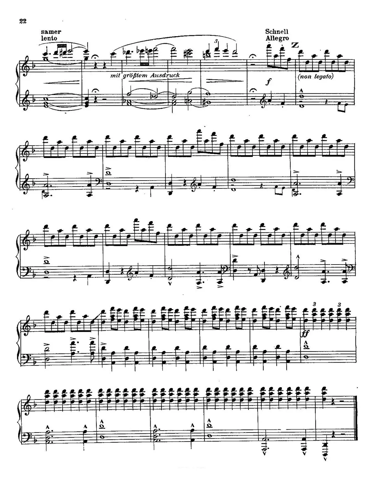 Symphony No.3 in d Minor - Solo Piano（d小调第三交响曲·钢琴独奏版·Ⅰ）