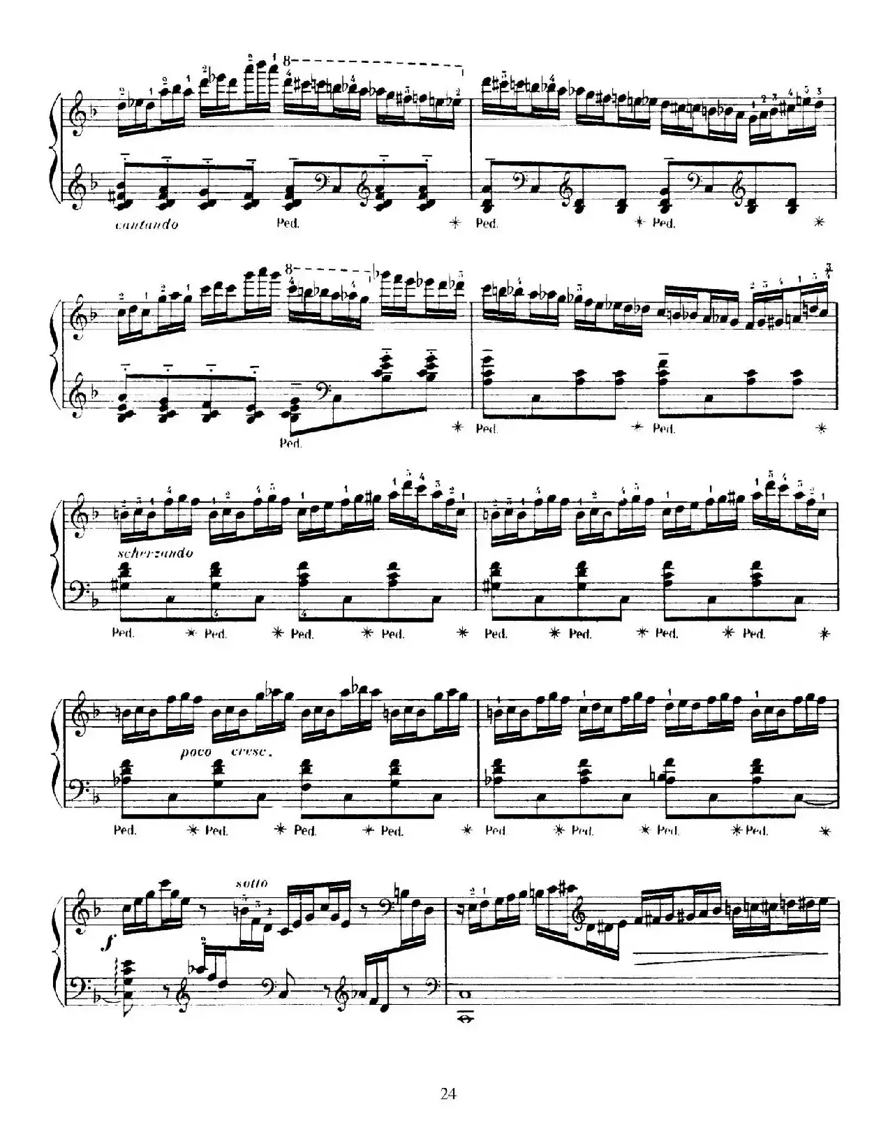 15 Etudes de Vortuosite Op.72（15首辉煌练习曲·6）