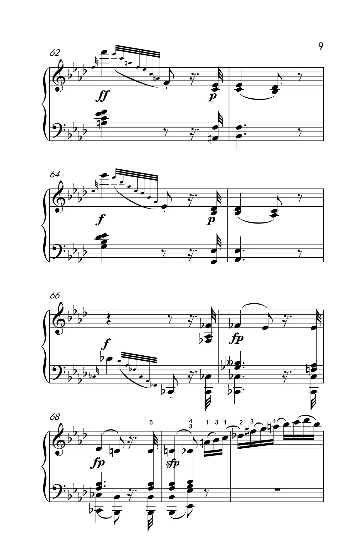 奏鸣曲 Opus 10 Nr.1 第二乐章（贝多芬奏鸣曲集 2）