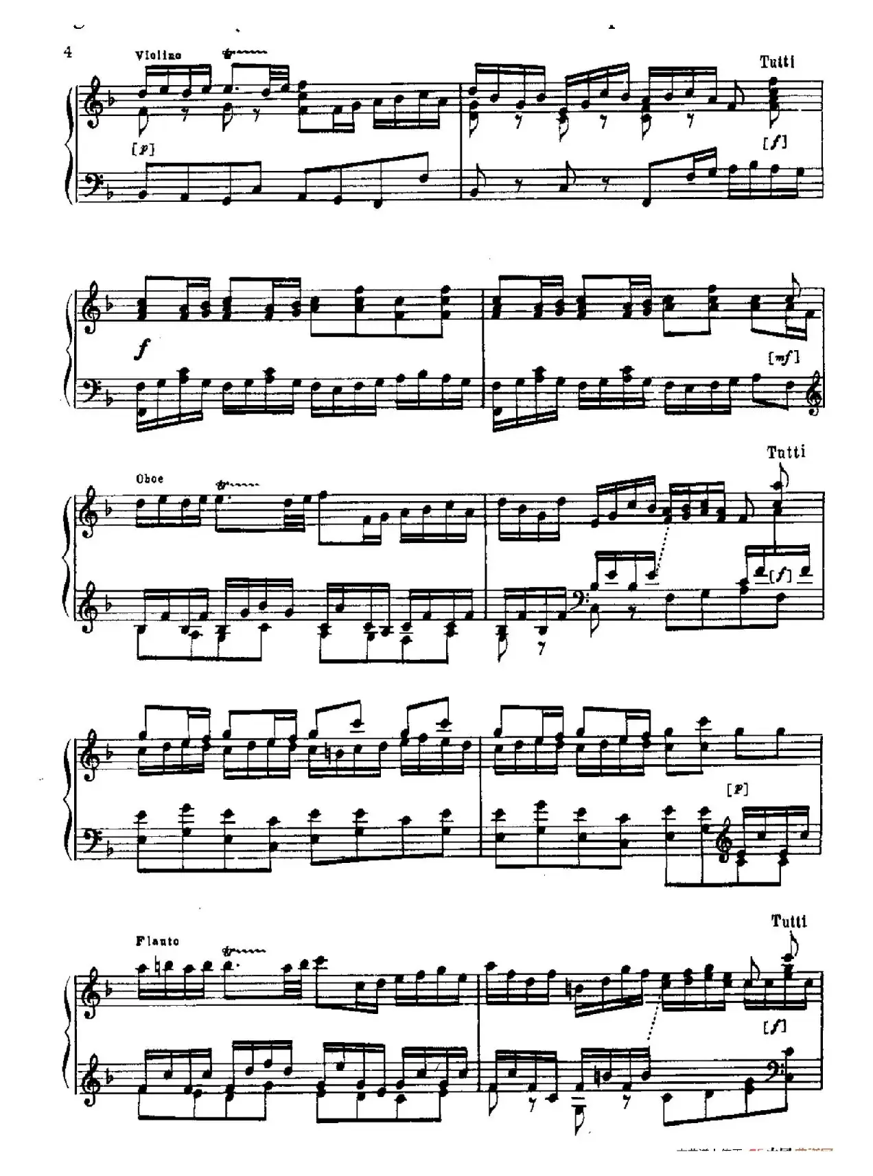 Brandenburg Concerto No.2 in F Major BWV.1047（F大调第二勃兰登堡协奏曲·钢琴独奏版）