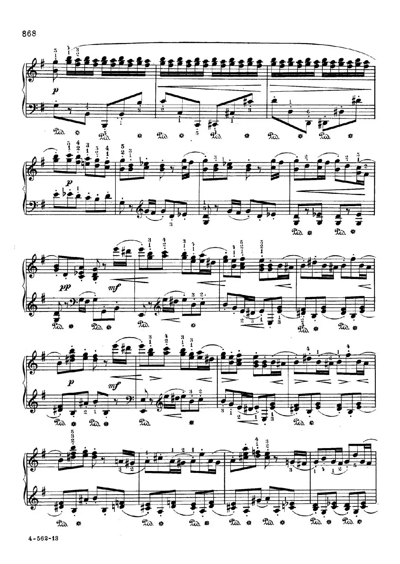 Rondo Capriccioso Op.14（随想回旋曲）