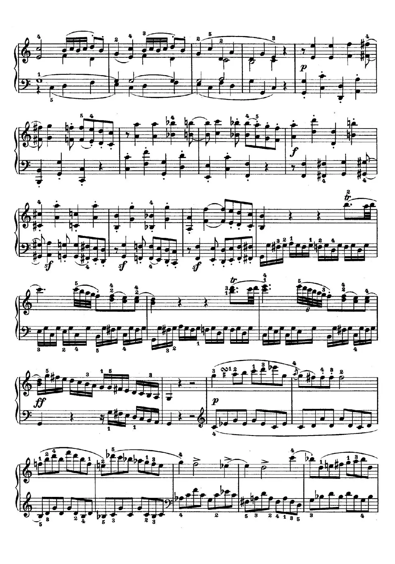 Piano Sonata in C Op.2 No.3（C大调第三钢琴奏鸣曲）