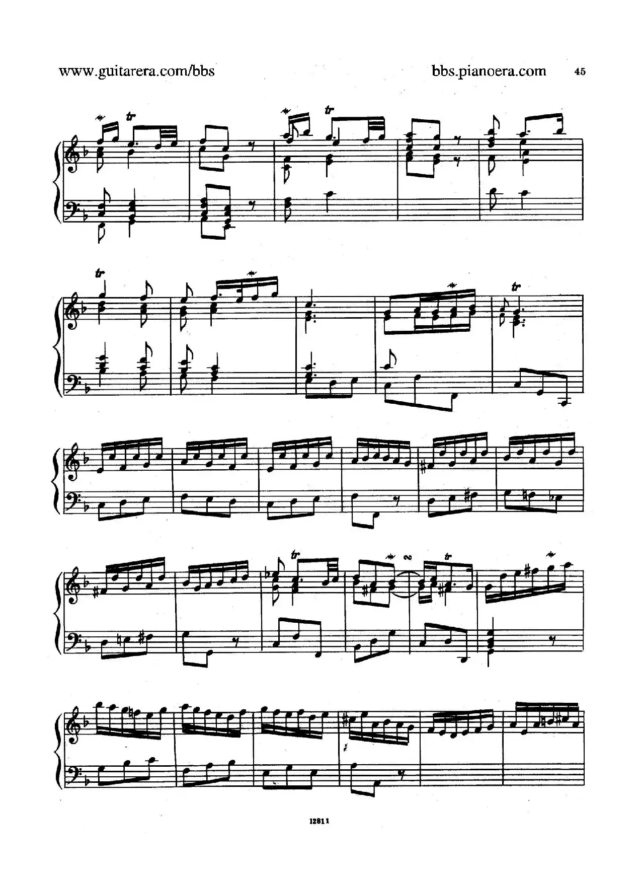 Suite No.3 in d Minor HWV 428（d小调第三组曲）