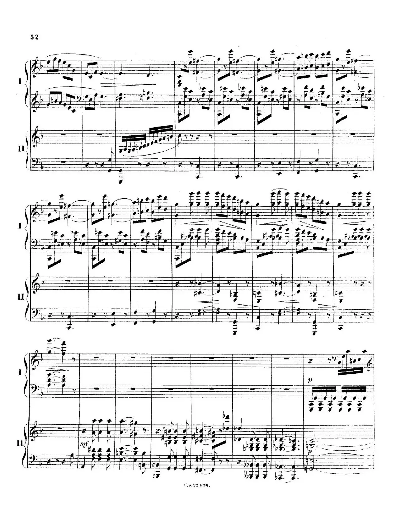 Piano Concerto No.2 in F Major Op.35（F大调第二钢琴协奏曲·Ⅱ·双钢琴）