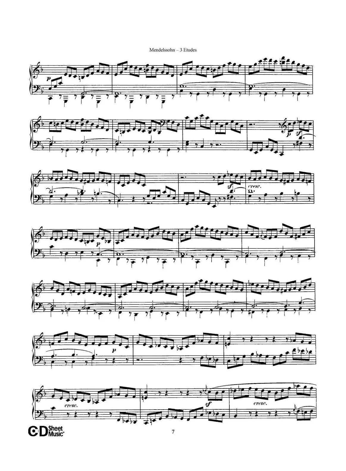 3 Etudes Op.104b（3首练习曲·2）