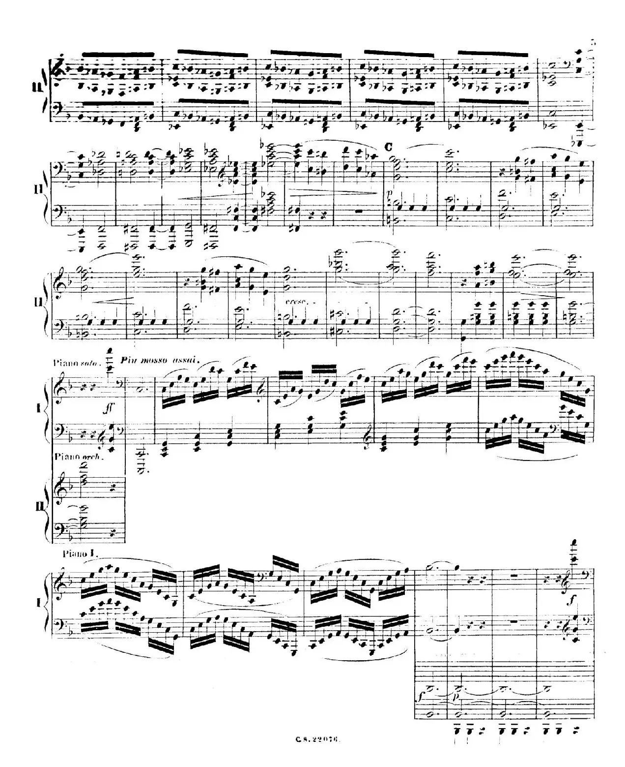 Piano Concerto No.2 in F Major Op.35（F大调第二钢琴协奏曲·Ⅰ·双钢琴）