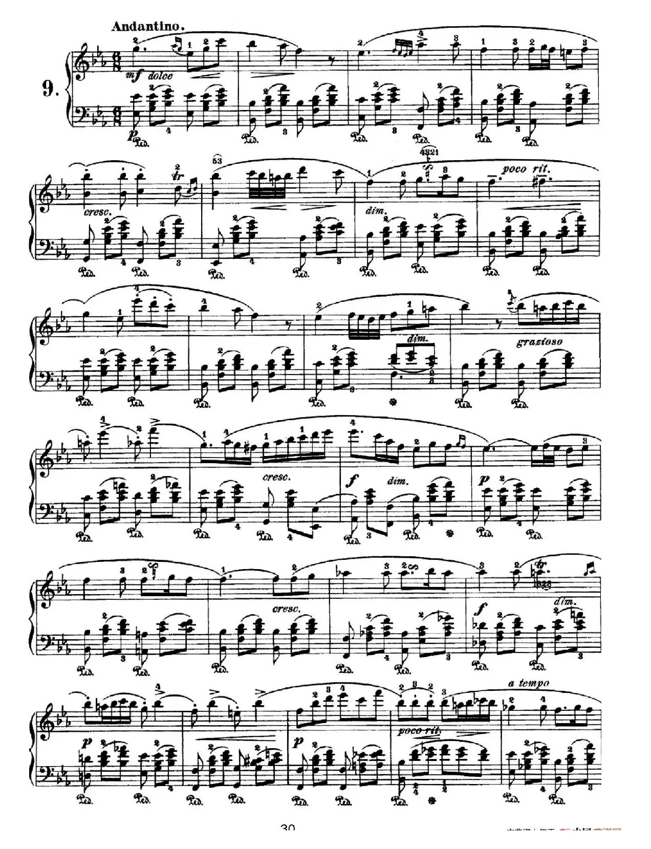 Nocturne No.9 in E-flat Major （降E大调第九号夜曲）