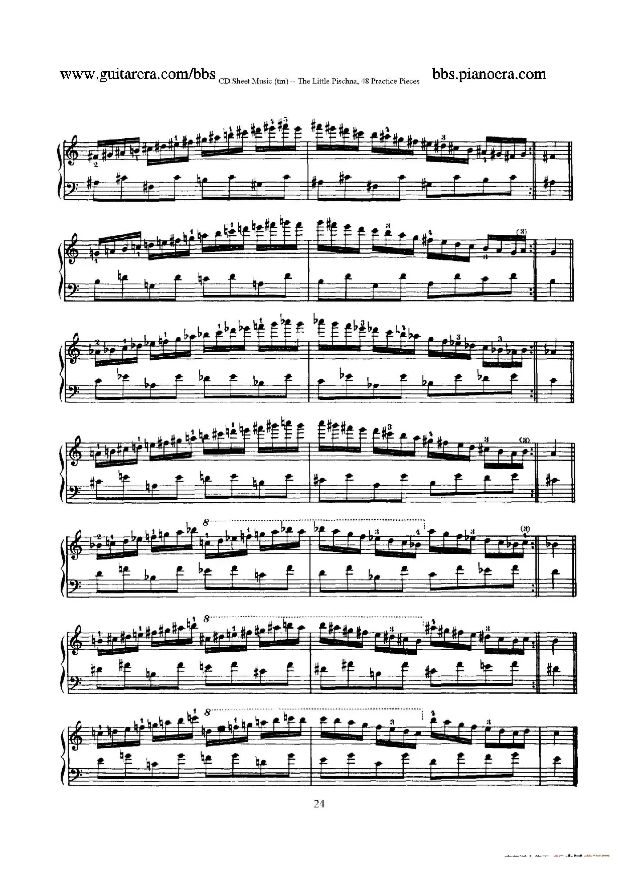 48 Practice Pieces（四十八首钢琴练习曲）