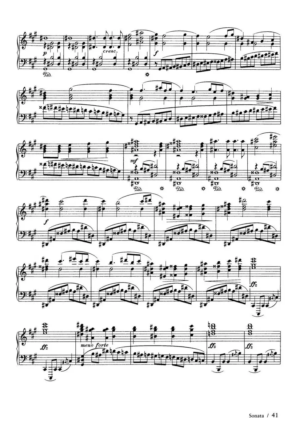 Piano Sonata in F Maj Op·12 （F大调钢琴奏鸣曲·第一乐章）