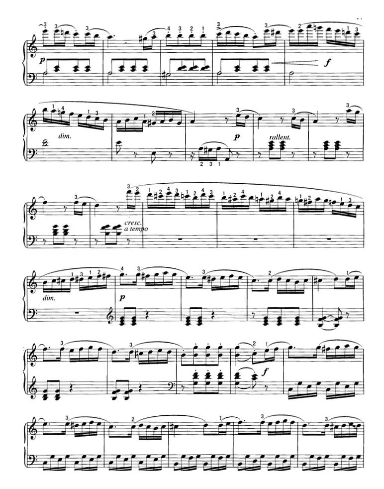 不可不弹的世界钢琴名曲：小奏鸣曲Op.20-1