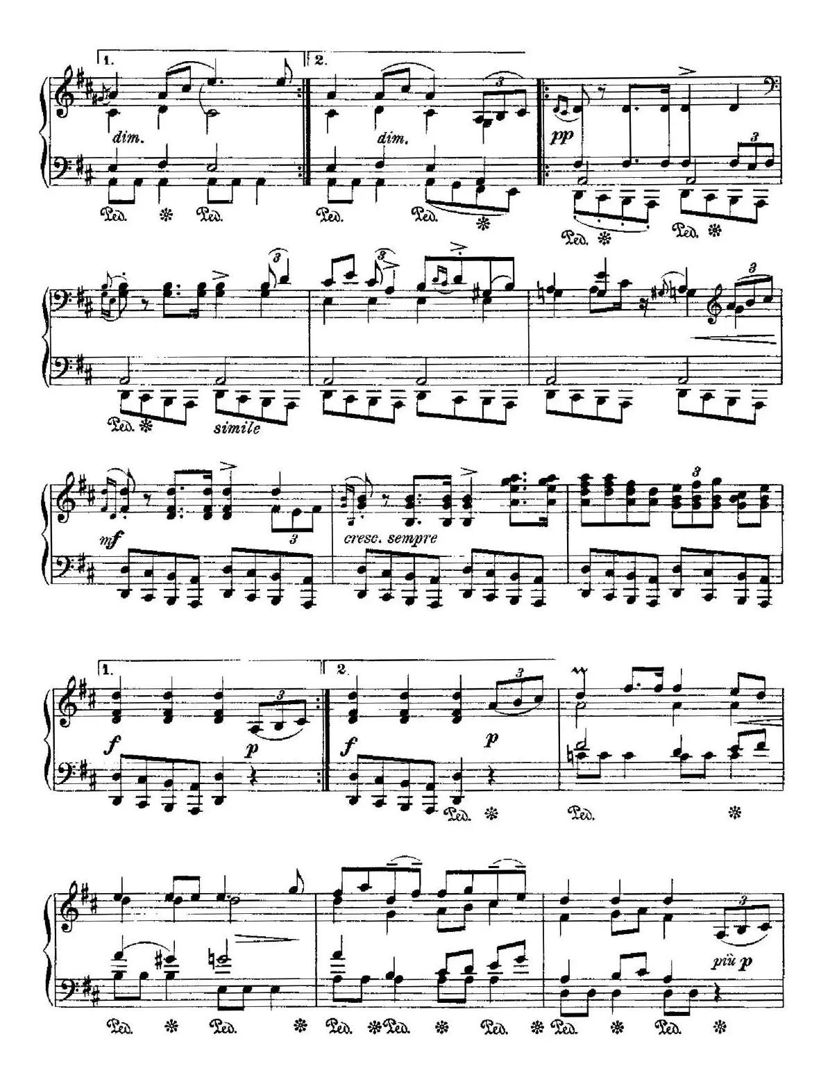 斯拉特舞曲（Slatter Op.72）（Ⅲ）