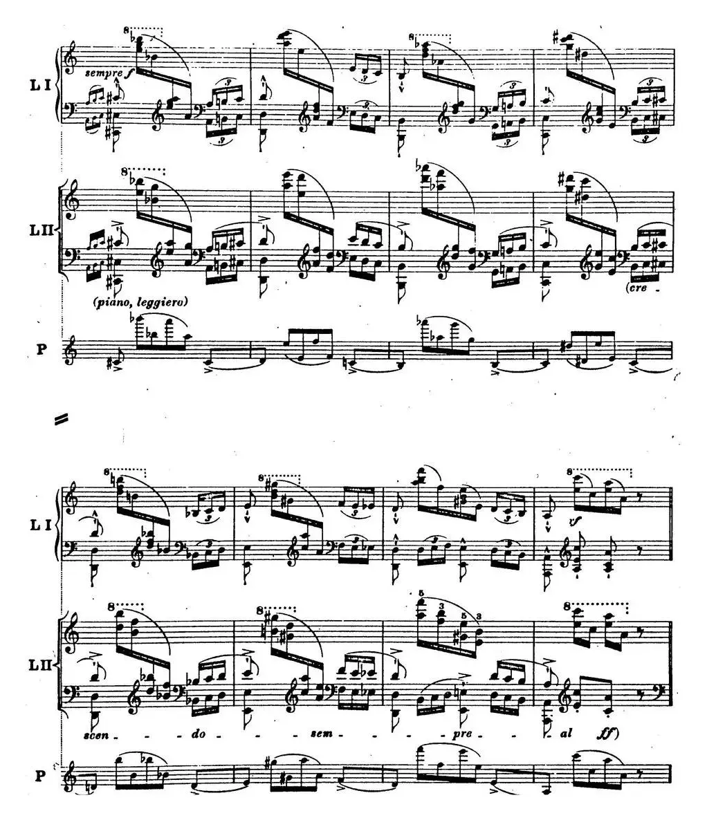 6首帕格尼尼大练习曲（Thema mit Variationen Etude Nr.6）