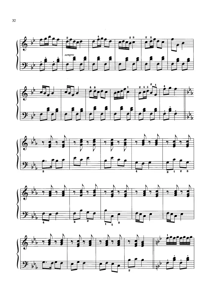 110首中国民歌钢琴小曲集：秧歌