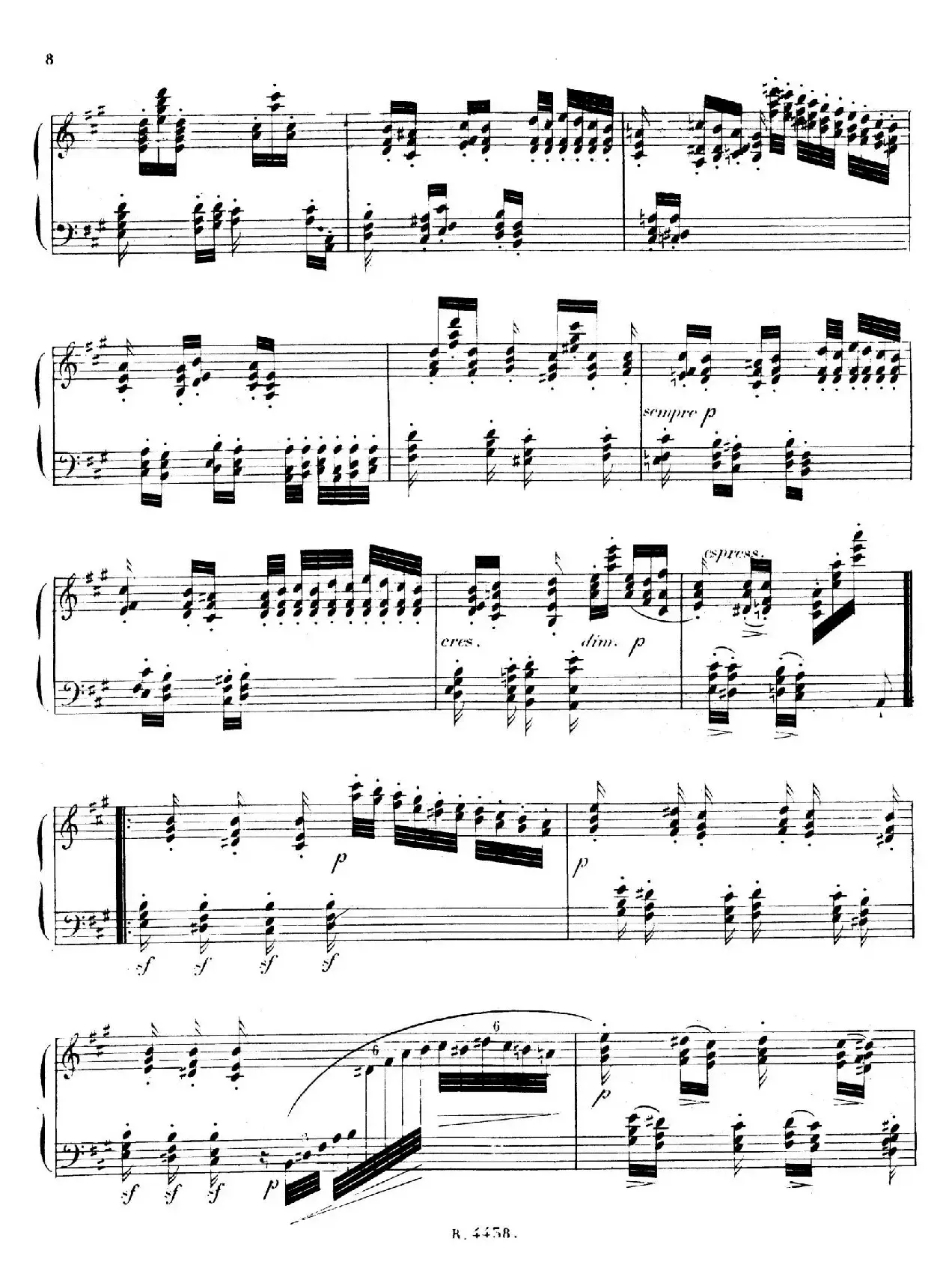 3 Grandes Etudes Op.76 No. 2（3首华丽练习曲·2）