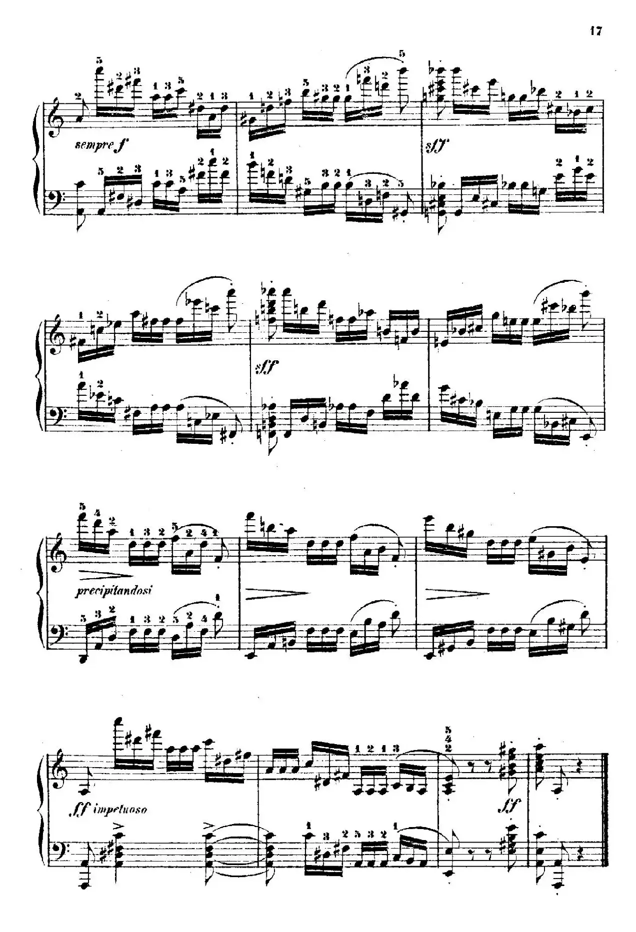 Douze Etudes de Salon Op.5（12首沙龙练习曲·3）