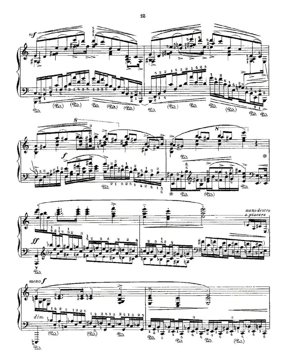 肖邦《练习曲》Fr.Chopin Op.25 No11