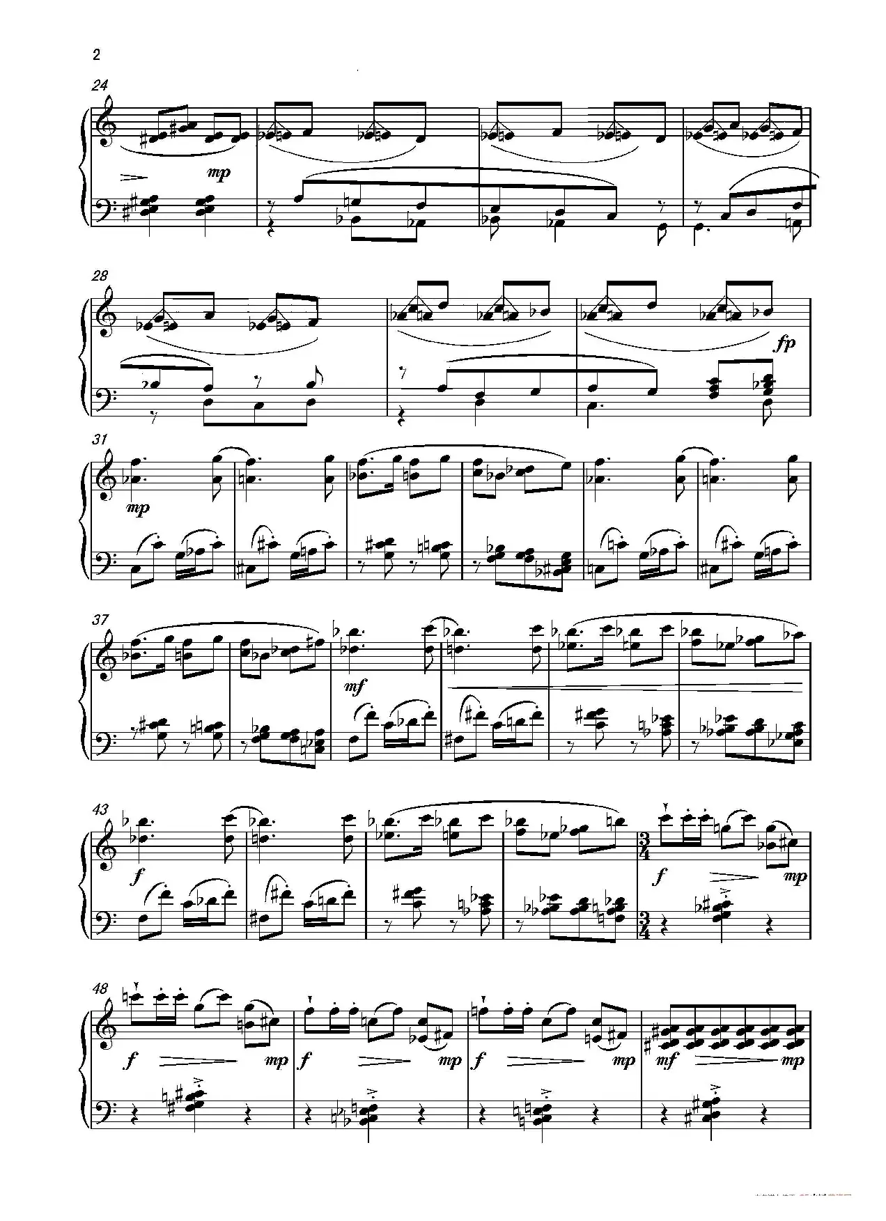 第4钢琴奏鸣曲Piano Sonata No.4（第一乐章）